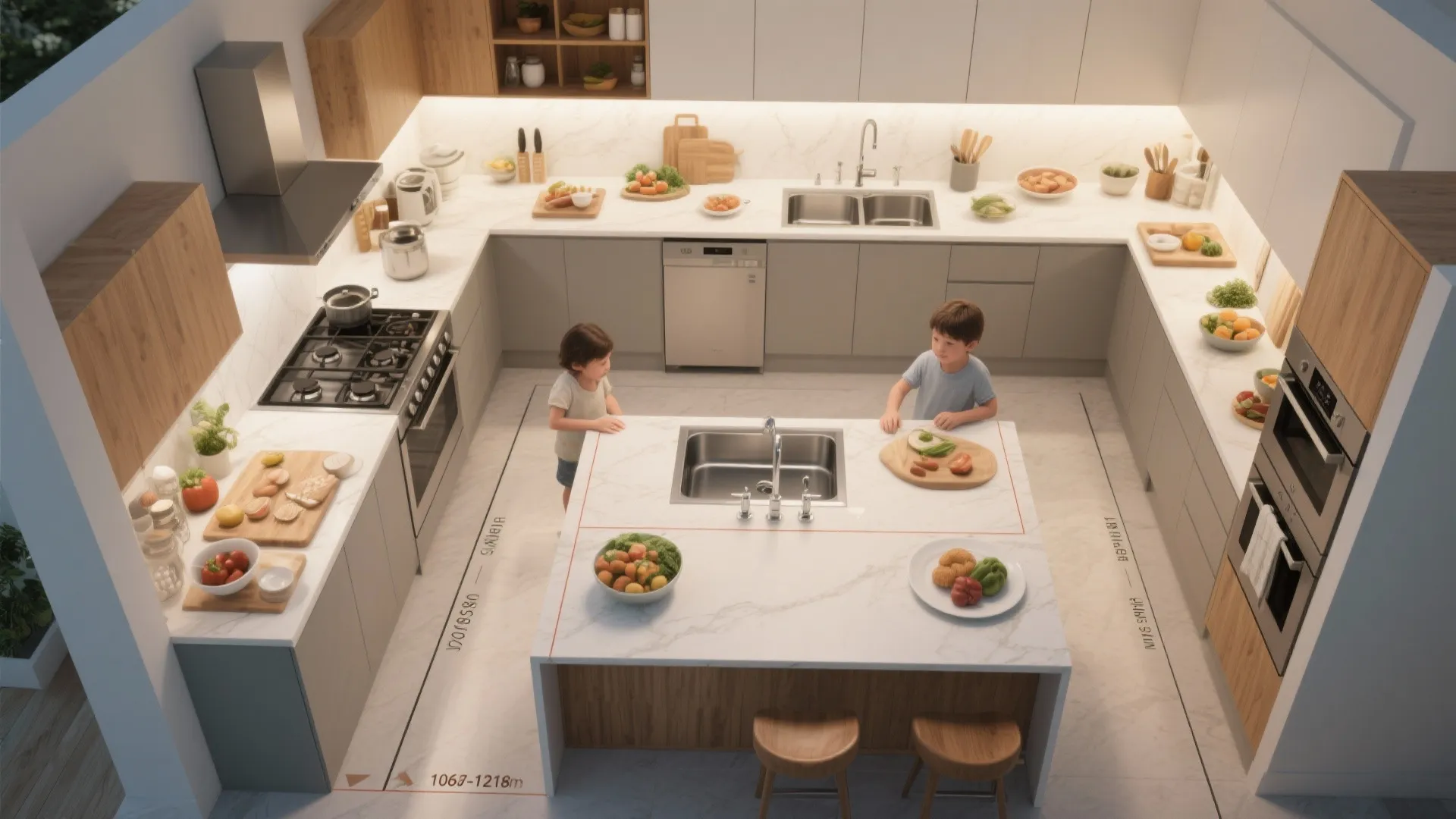 Smart Kitchen Layouts for Busy Families