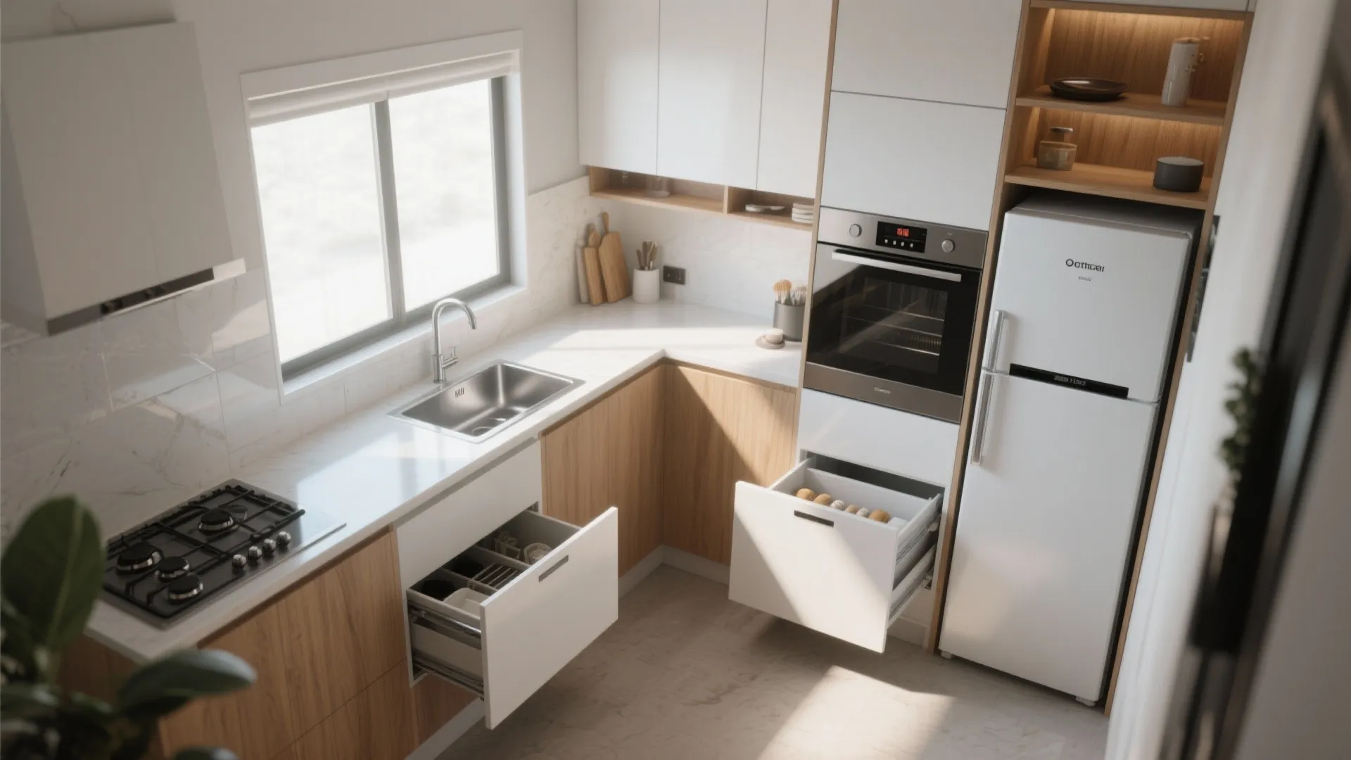 5. Smart Kitchen Work Triangle