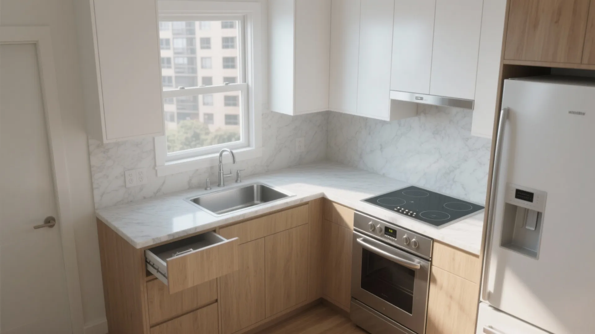 Smart L-Shaped Layouts for Tiny Kitchens