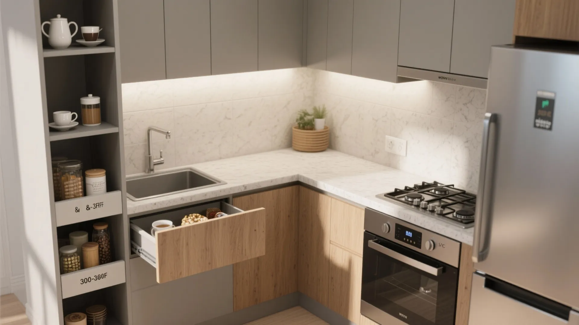 Smart Kitchen Planning for Short and Long Stays