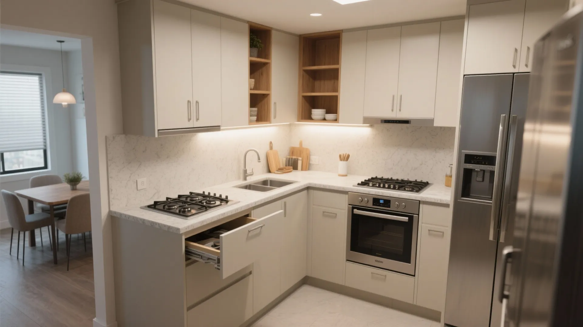 Smart L-Shape That Works Hard