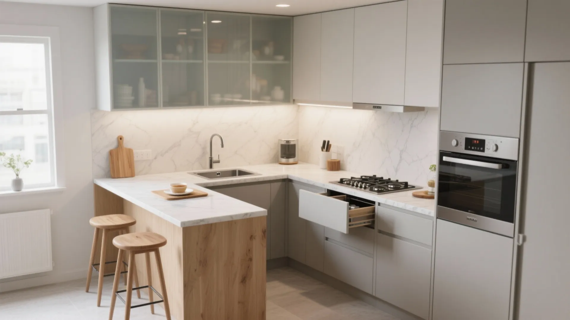 Smart L-Shaped Layouts with Zone Planning