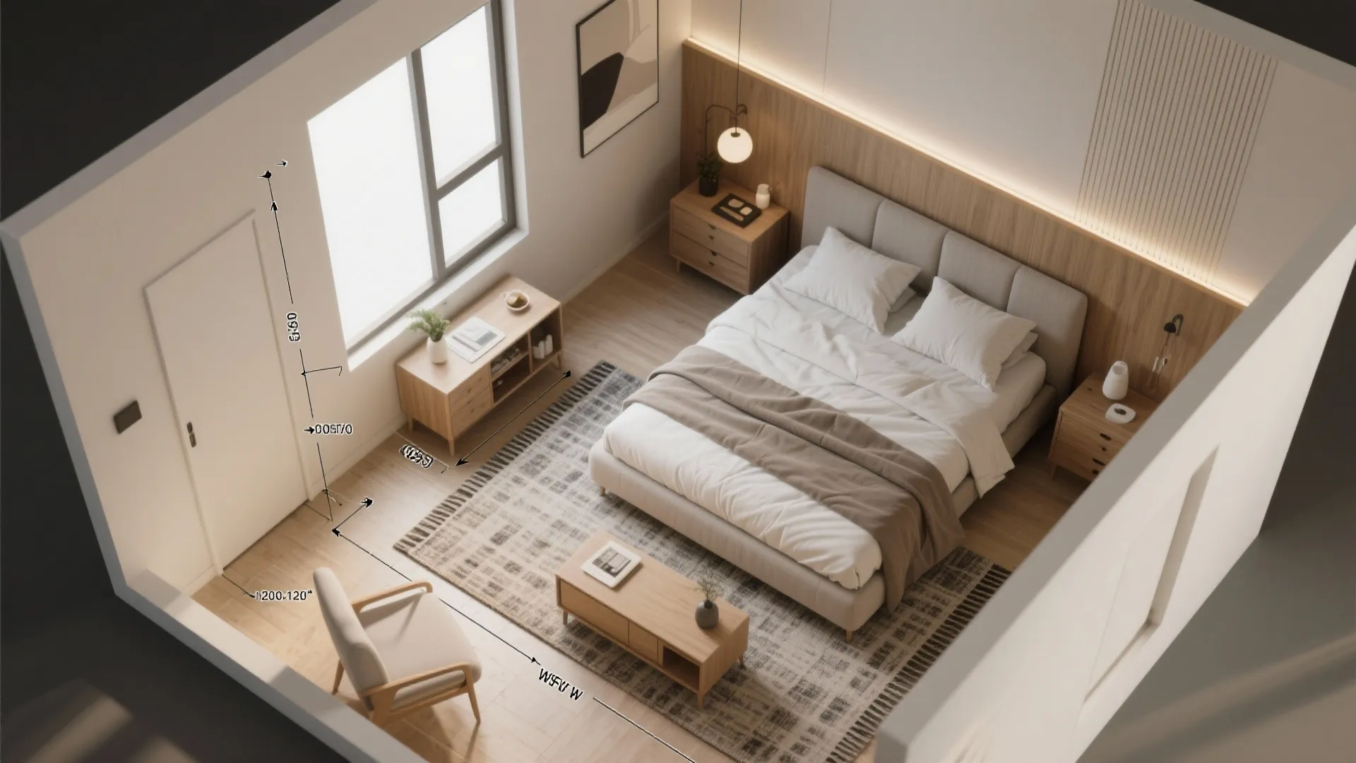 5. Smart layouts: choose one focal piece and build around it