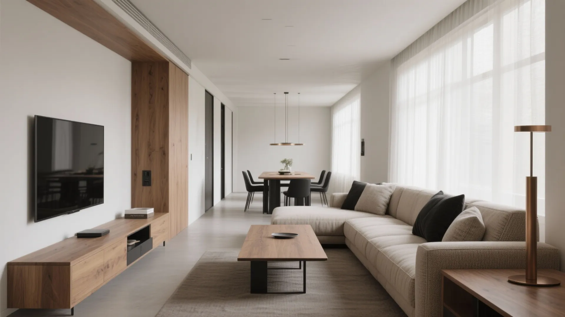 Smart Layouts: L‑Shaped Sofa, Extendable Table