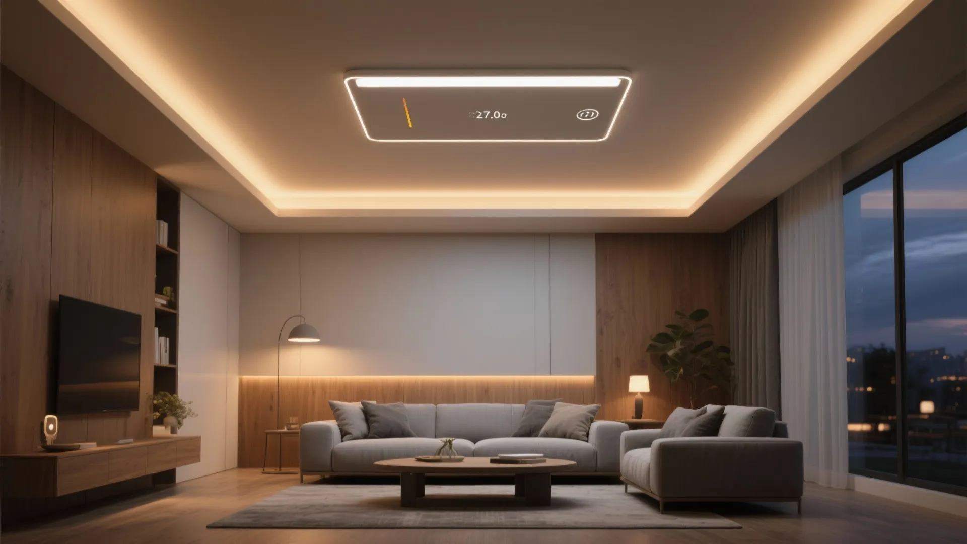 Smart dimmable LED panels