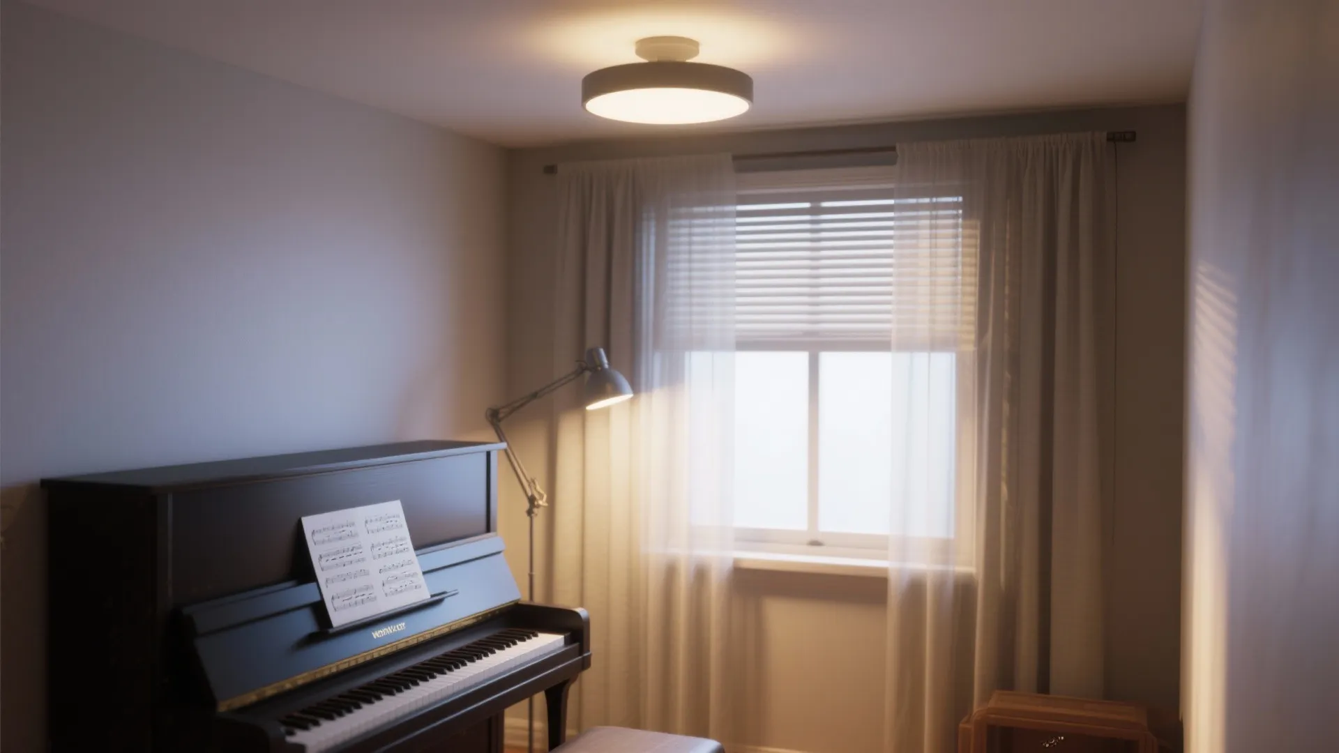 Smart light control and glare-free sheet music