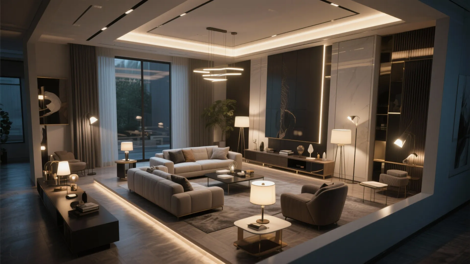 10. Integrated Smart Lighting