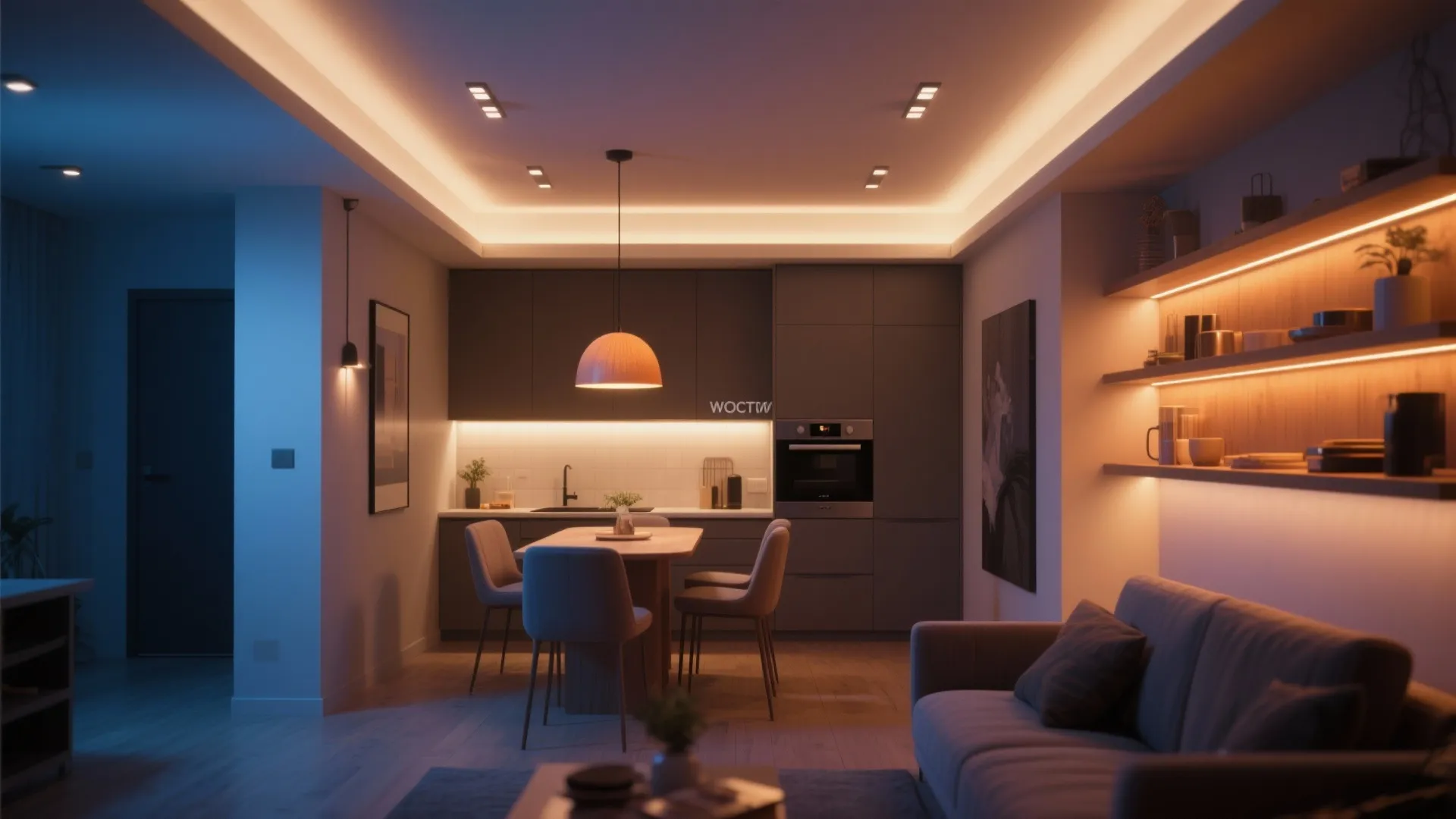 5. Smart lighting and layered illumination