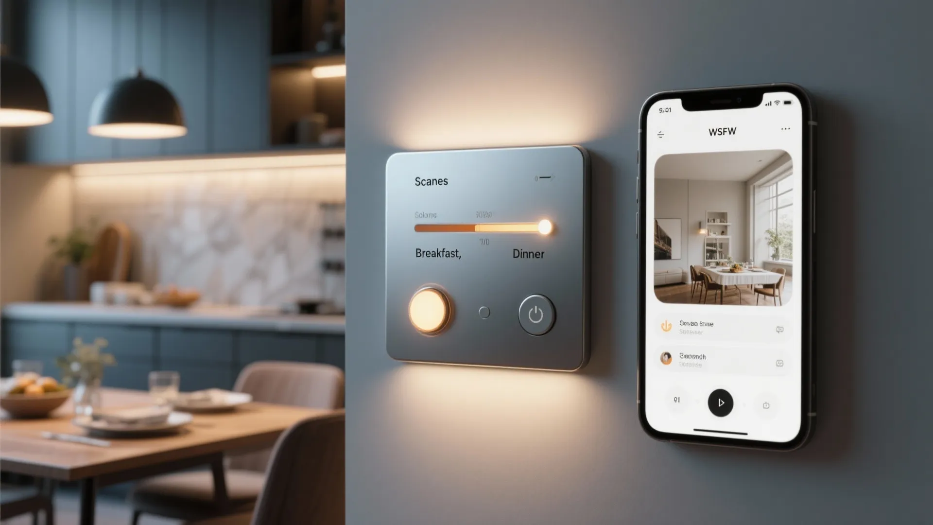 5. Smart Lighting Scenes and Color Temperature Control