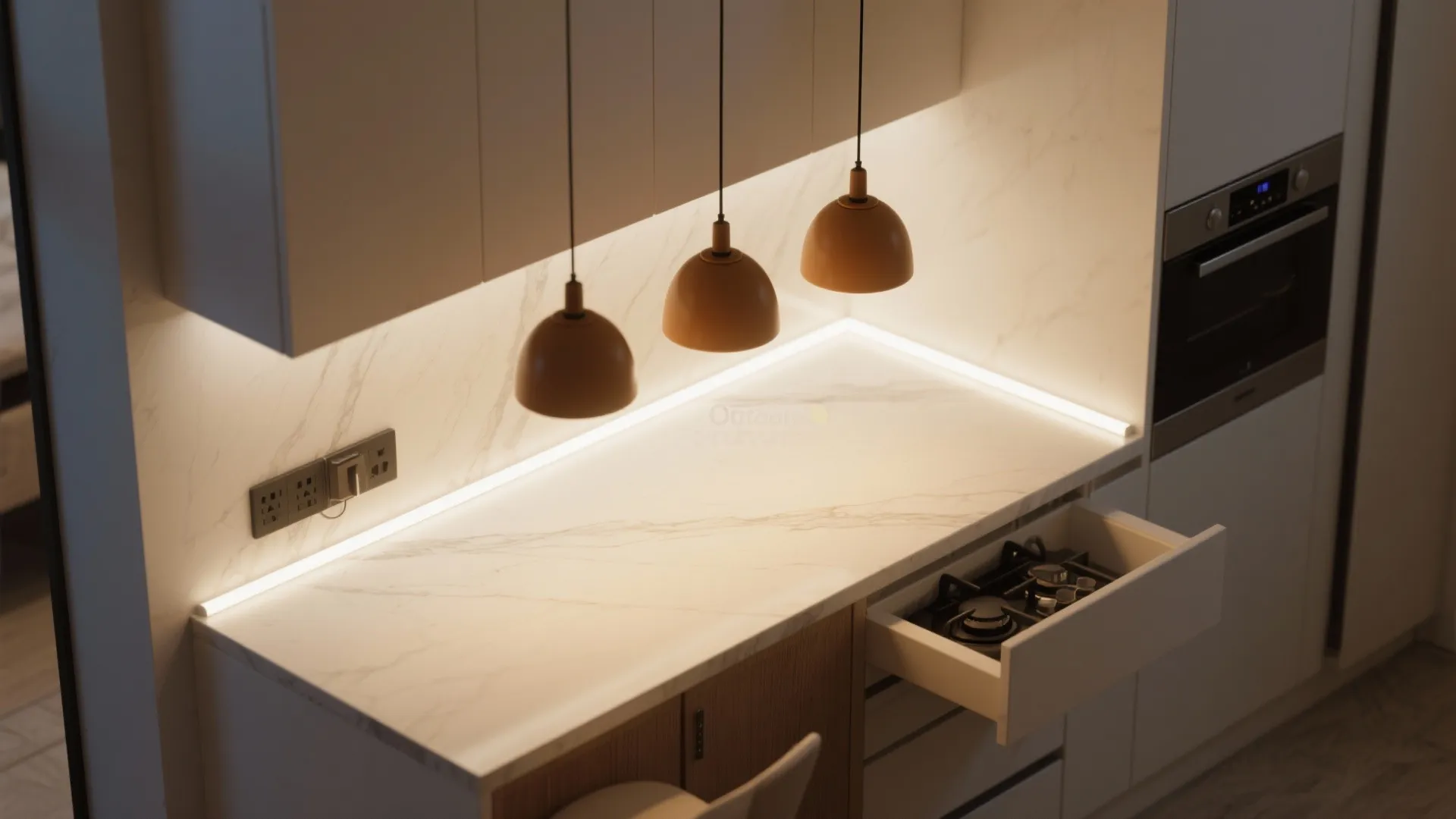 5. Integrate Smart Lighting to Elevate White Surfaces