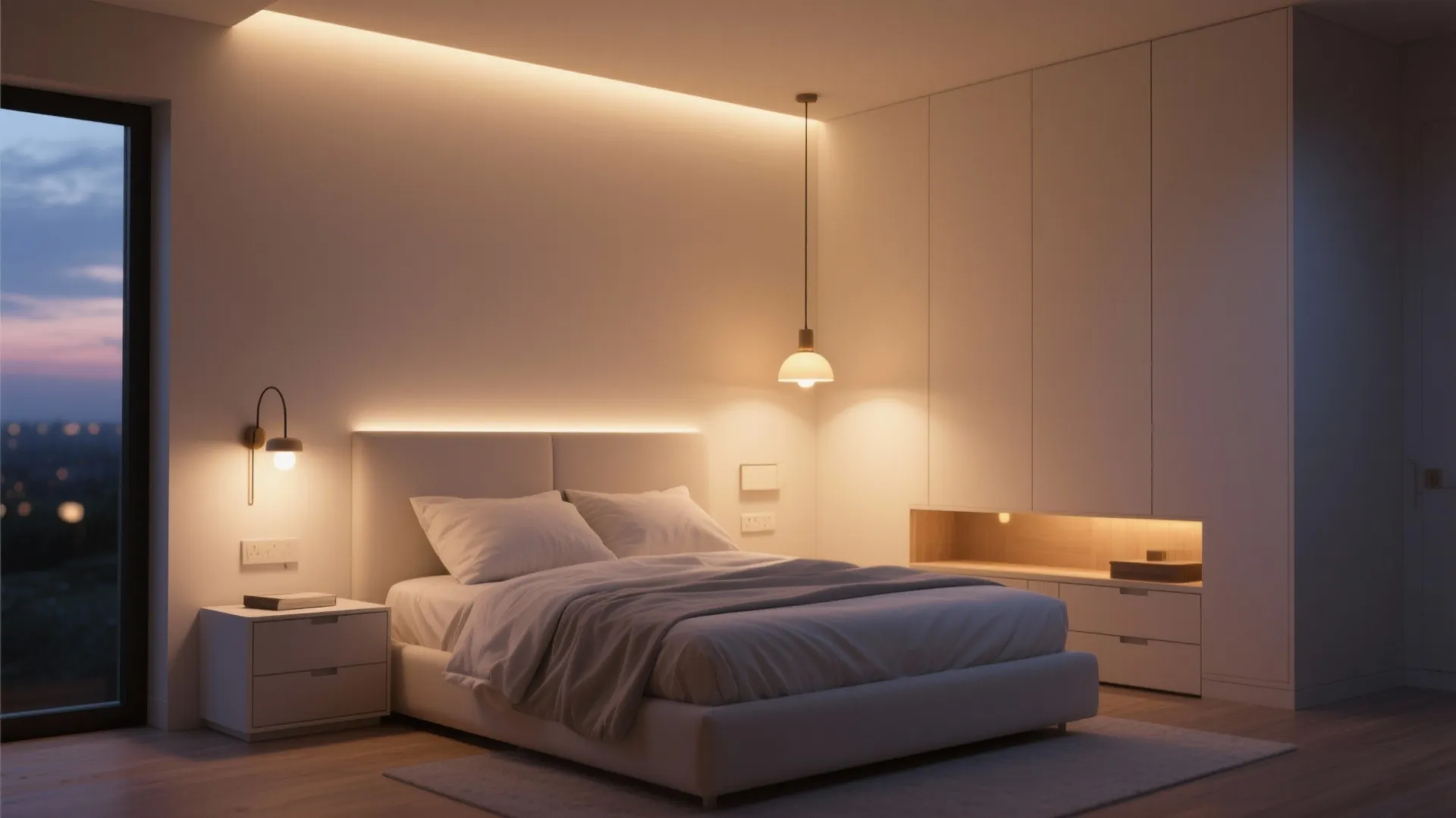 3. Smart lighting to warm the cream