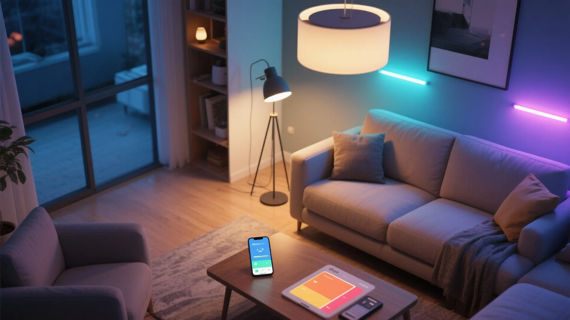 10. Smart Lighting for Scene Control