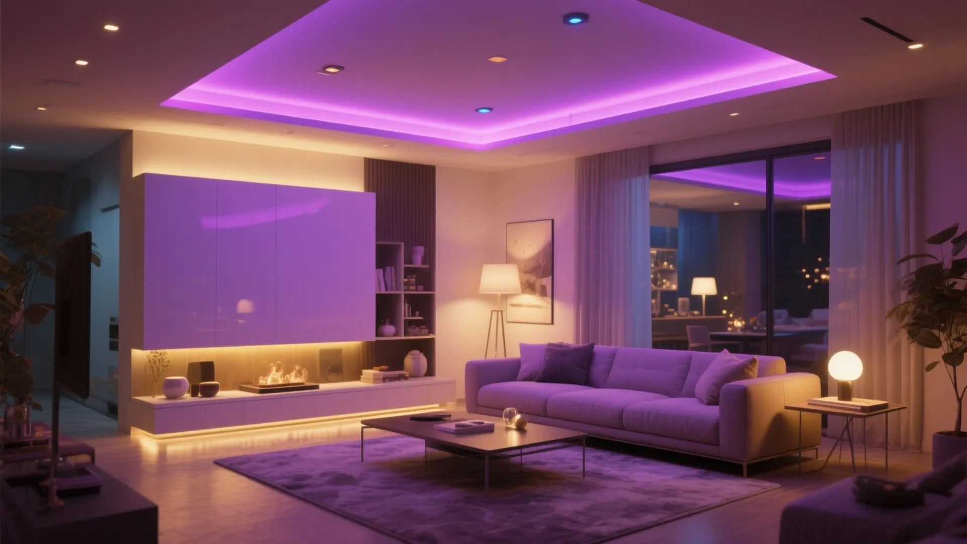 9. Color-Changing Smart Lighting