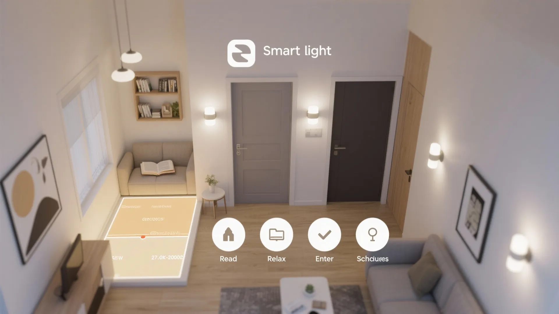 Smart dimmable LEDs with human-centric settings