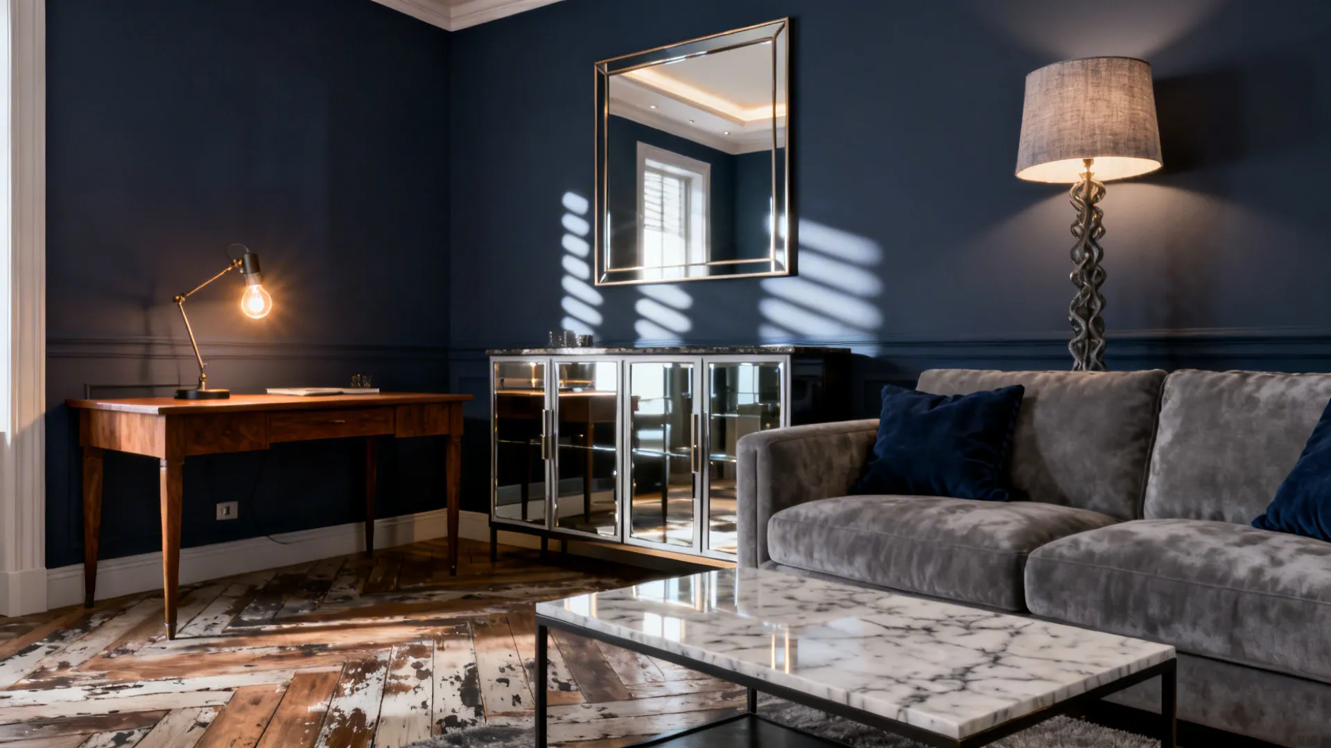 5. Smart Lighting and Reflective Surfaces