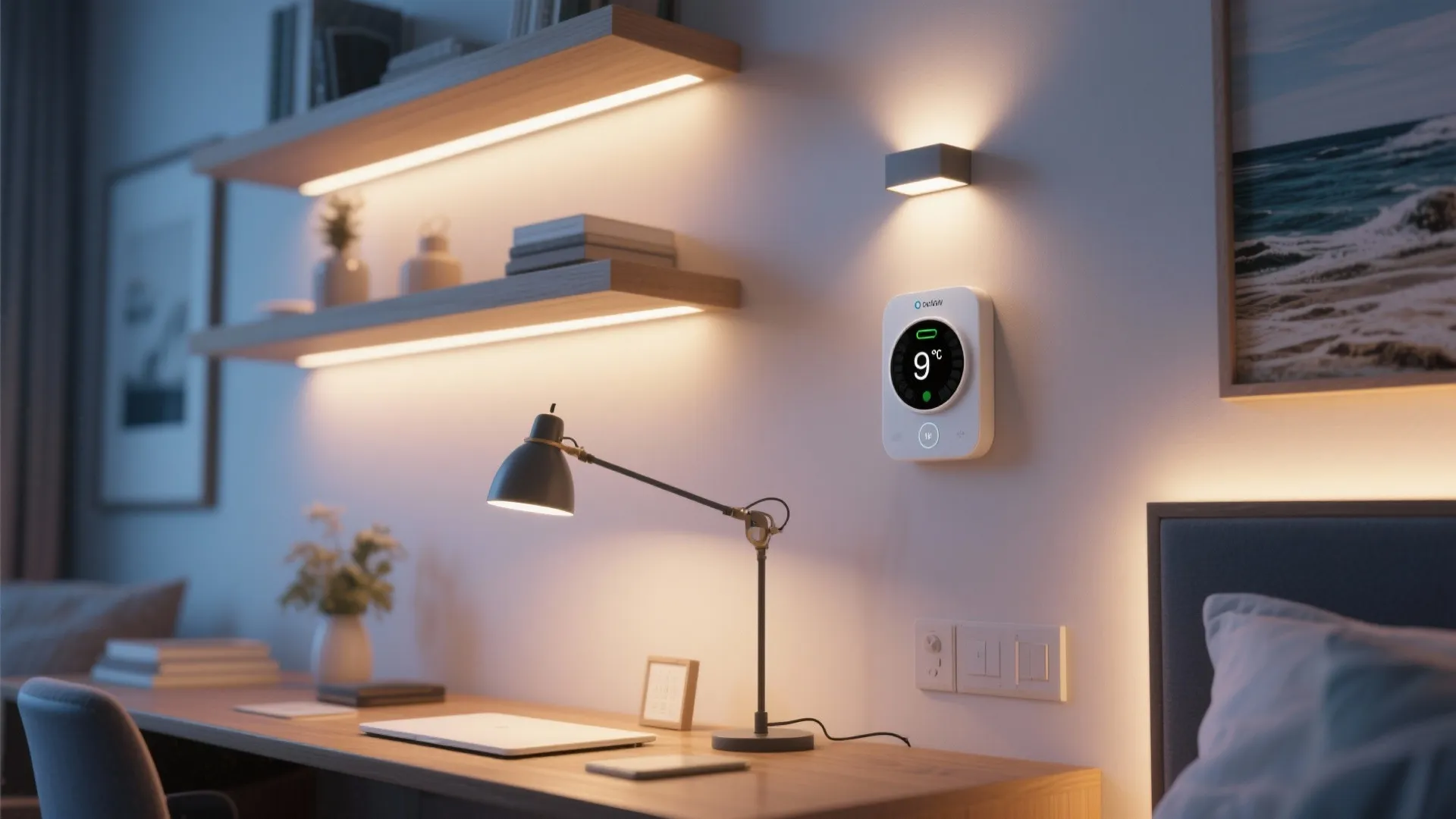 5. Smart lighting and climate control