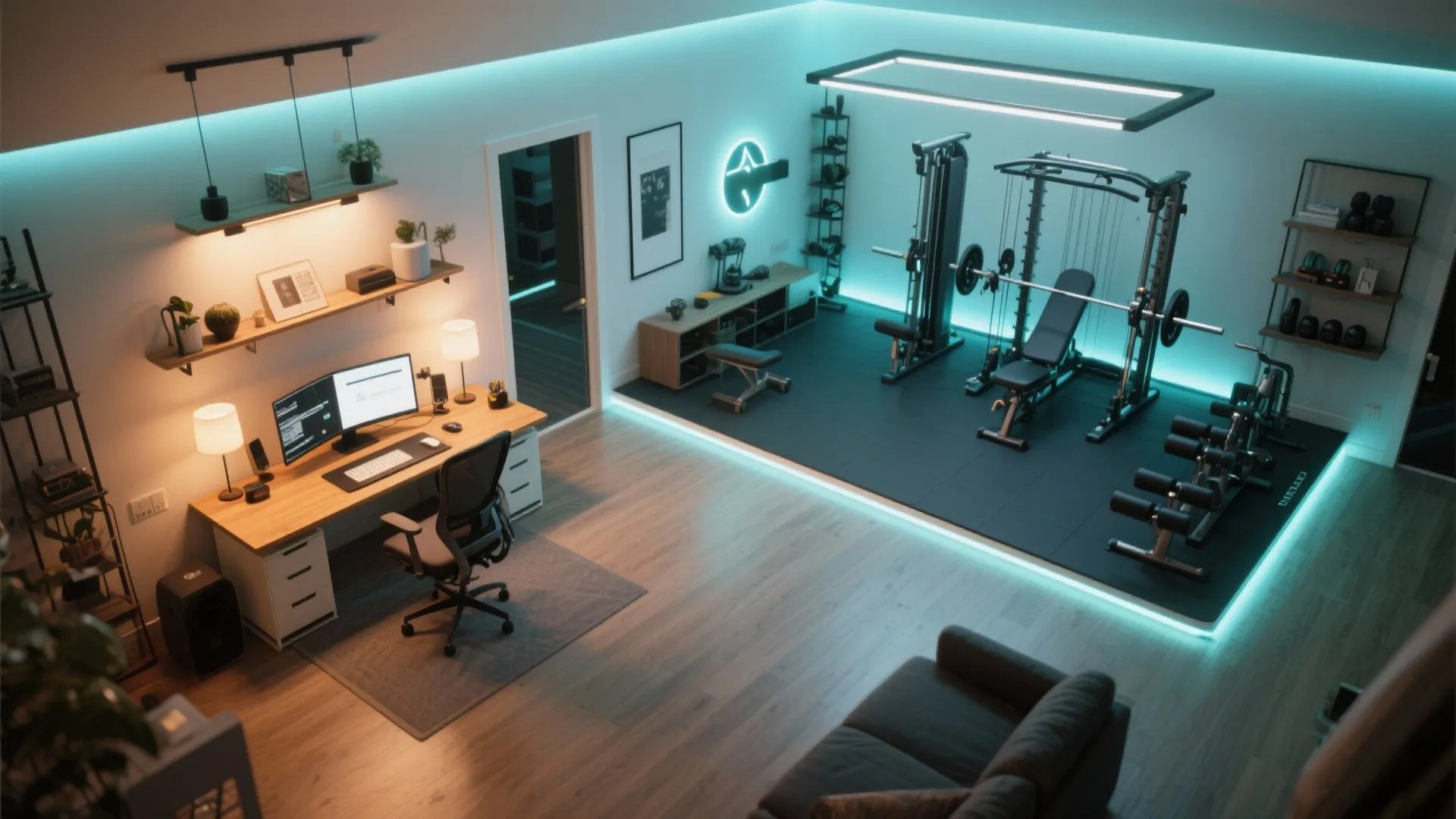 9. Smart Lighting Zones