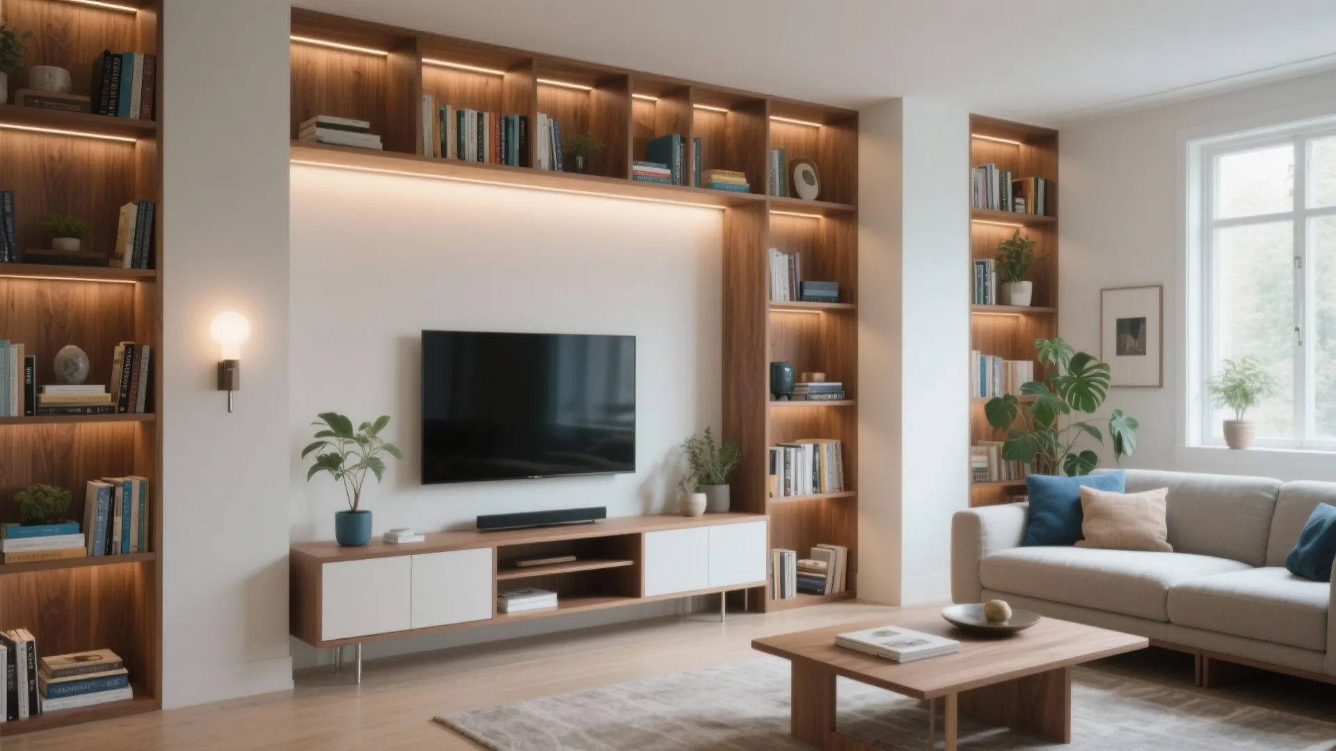 Small Living Room with Bookshelves: Maximize Space & Style: Fast-Track Guide to Designing a Cozy Library in 1 Minute