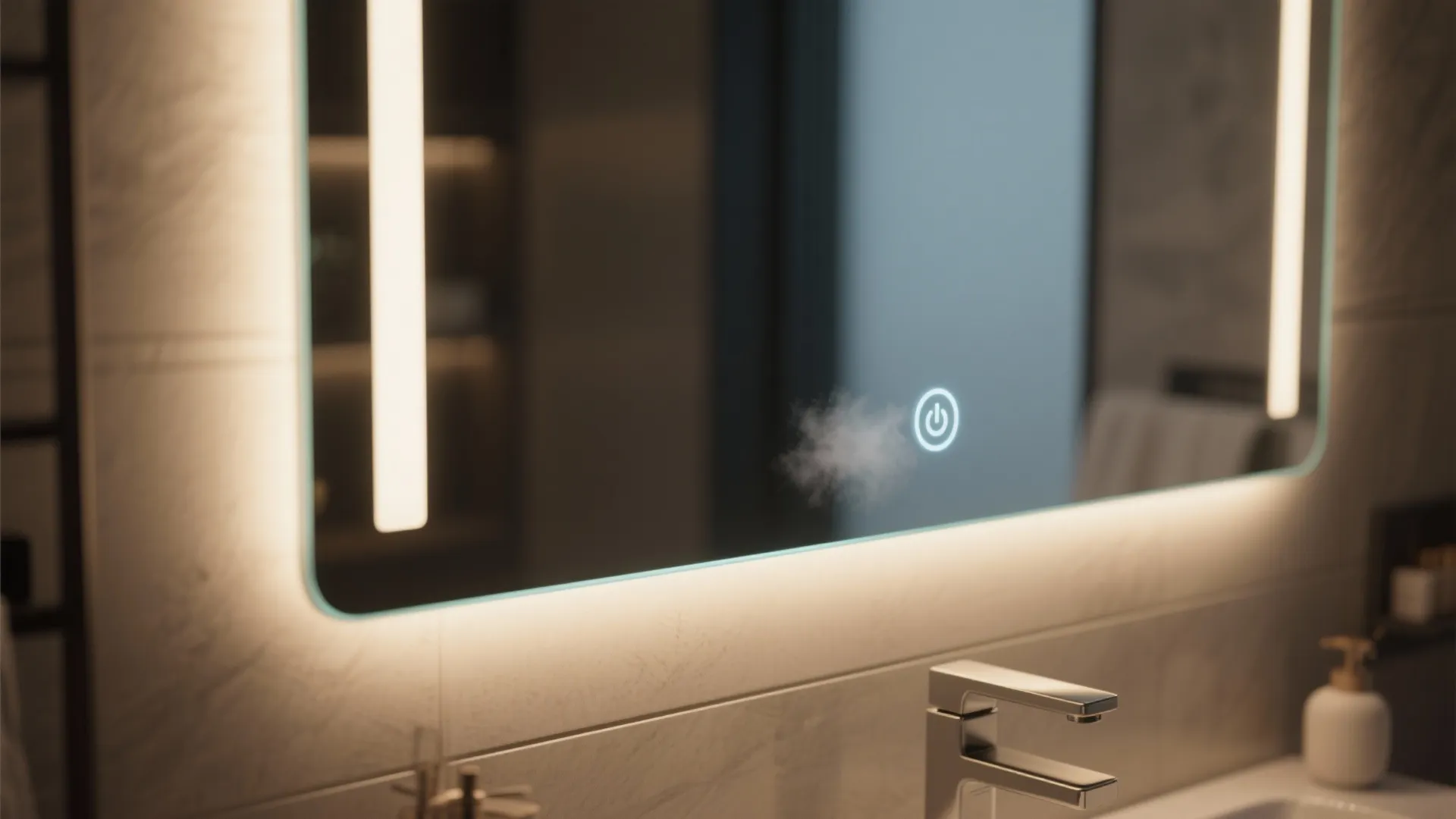 5. Smart Lighting and Mirrors That Do Double Duty