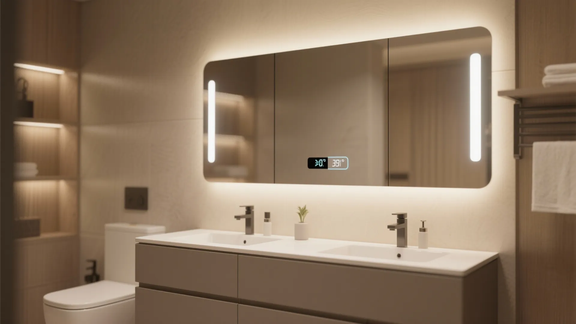 8. Smart Mirror with Defogger