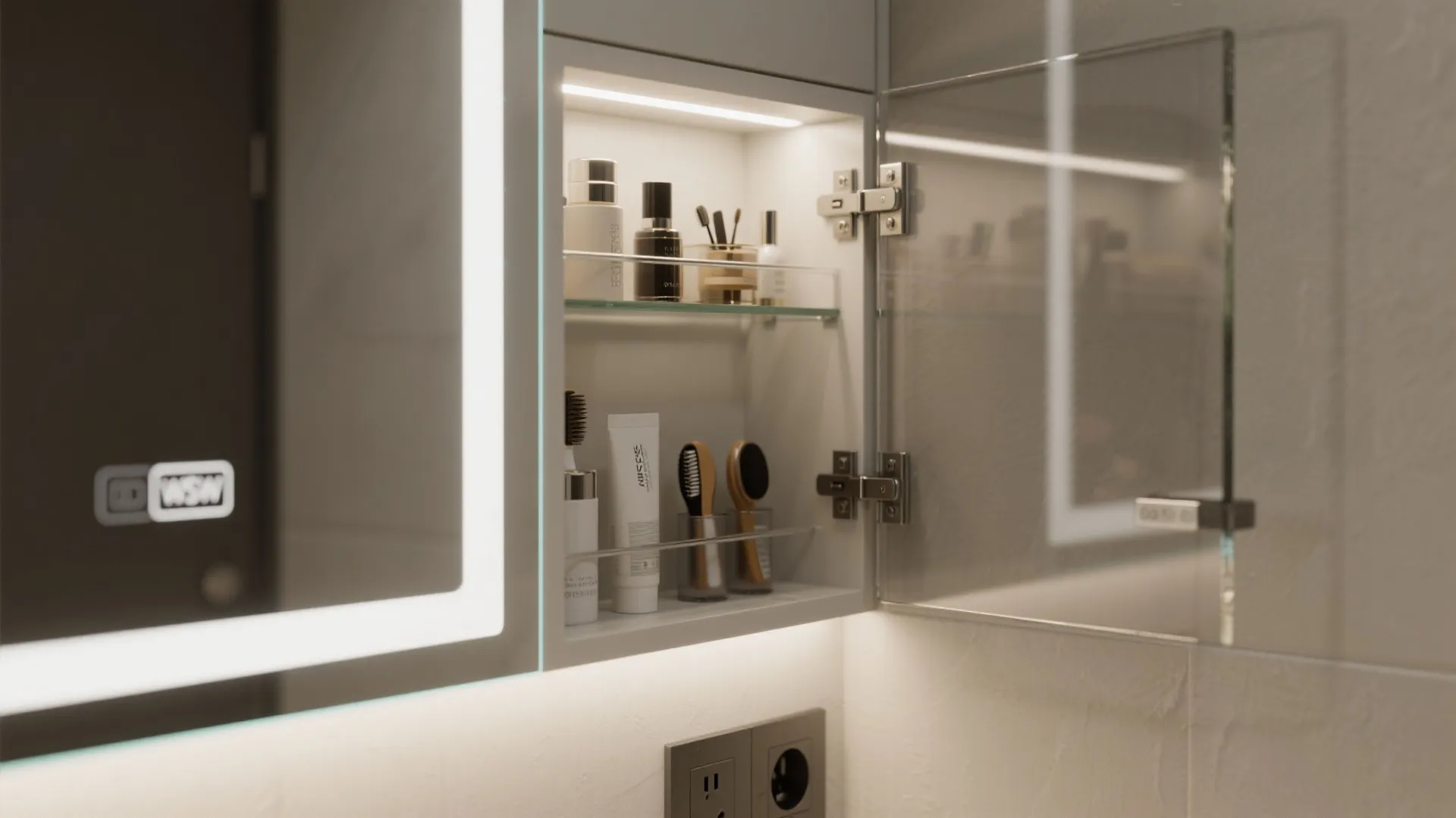 Bathroom Dressing Design That Fixes Small, Cluttered Vanities