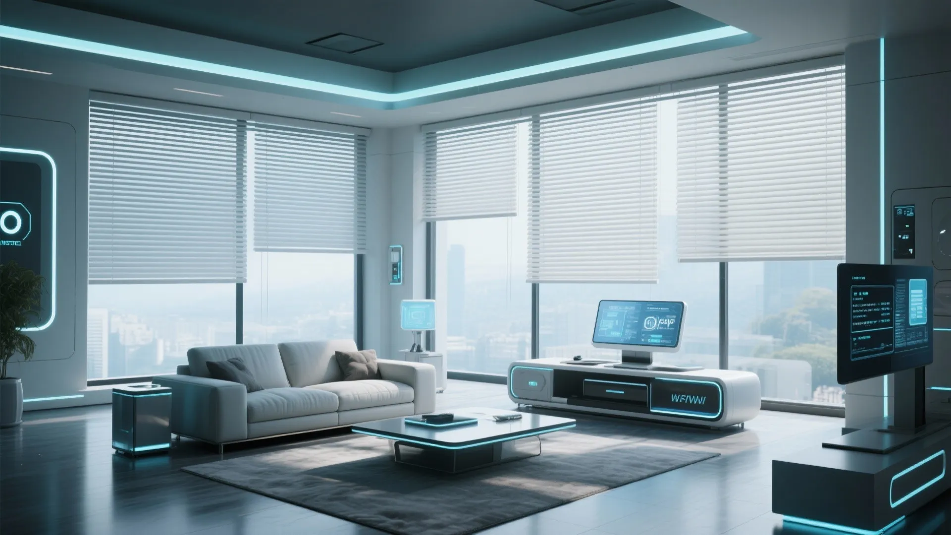 9. Smart Motorized Blinds