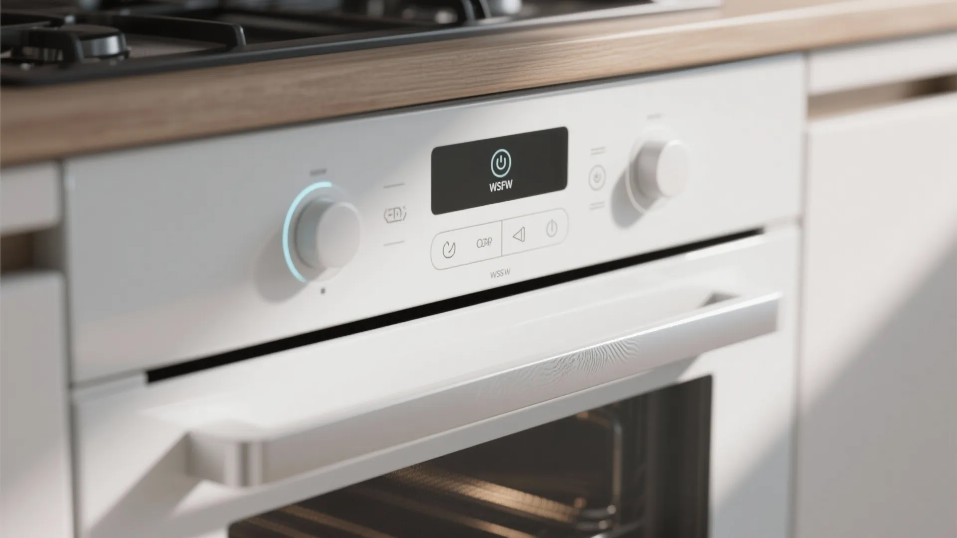 5. White Smart Appliances with Touch Controls