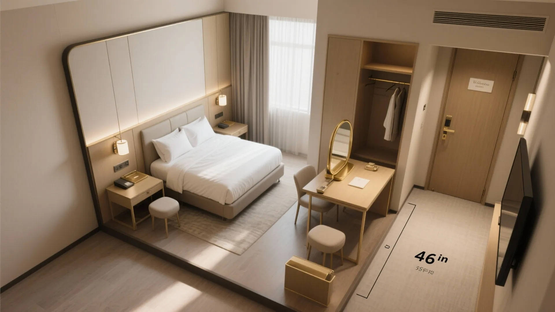 Smart Space Planning with Multipurpose Pieces