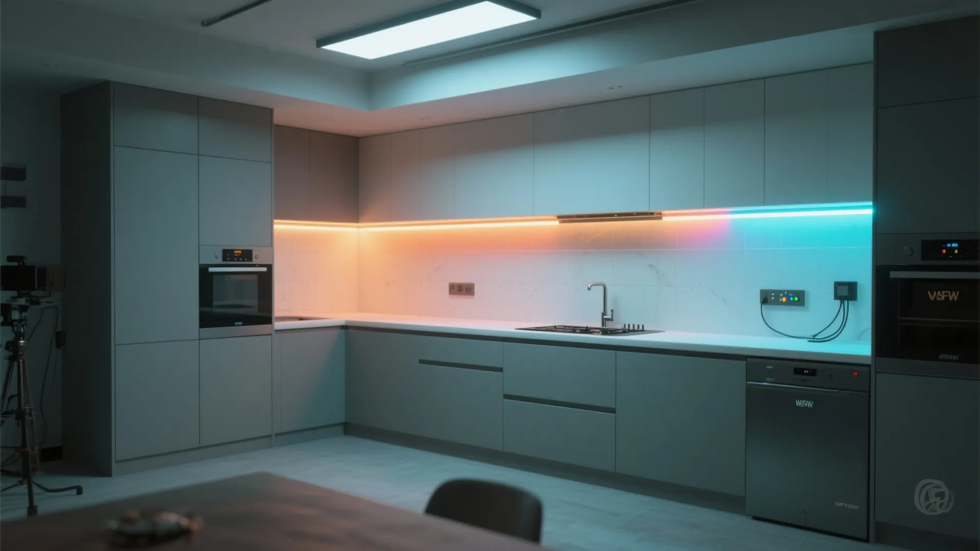 5) Smart RGBW Ambient Wall Layers (for Mood + Function)