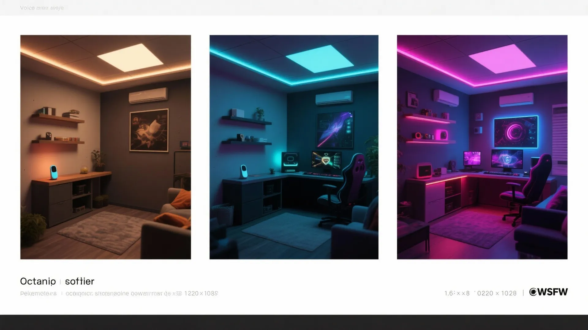 4. Smart Lighting Scenes & Voice Control