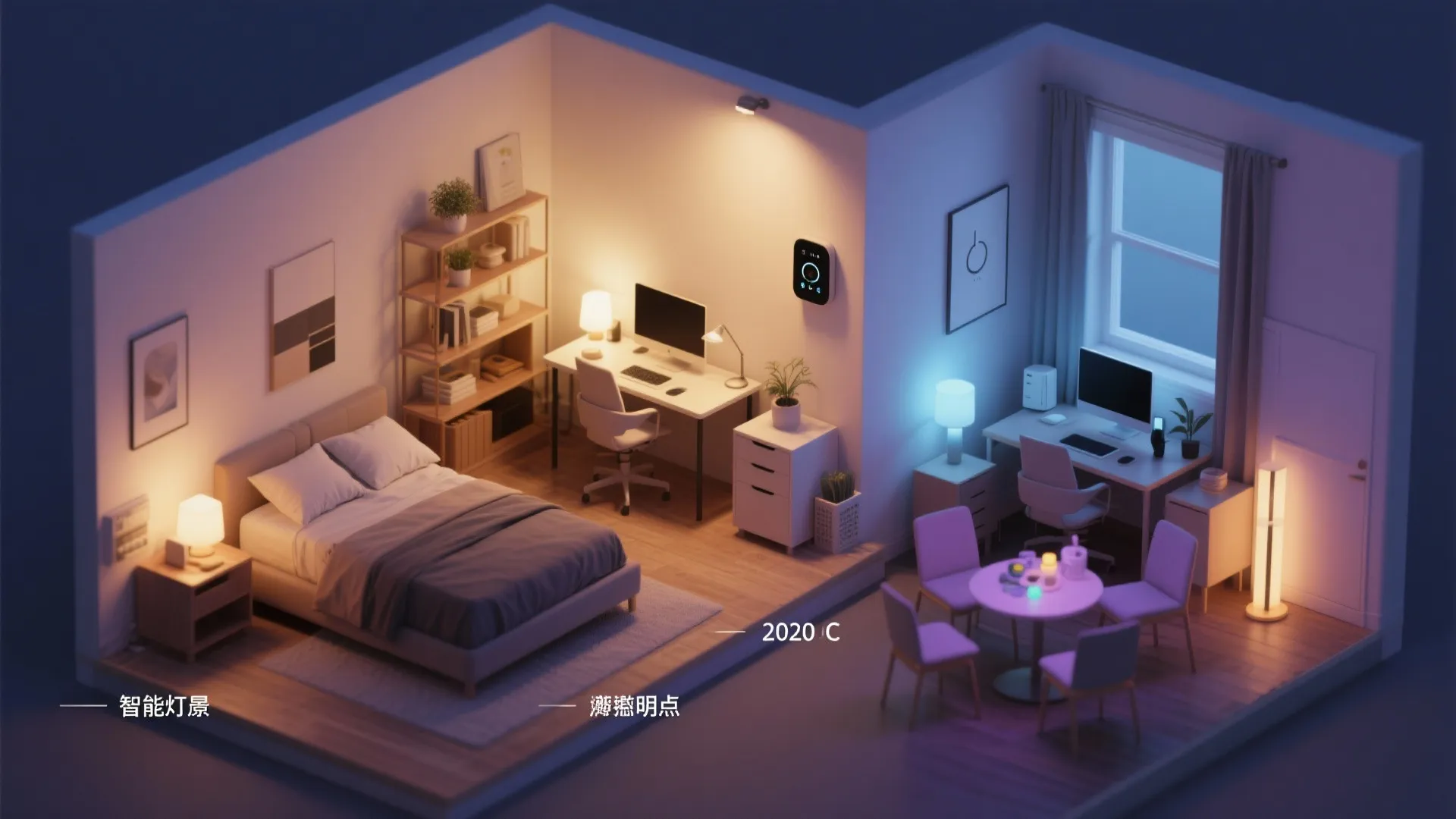 Smart Scenes and Dimming for Daily Rhythm