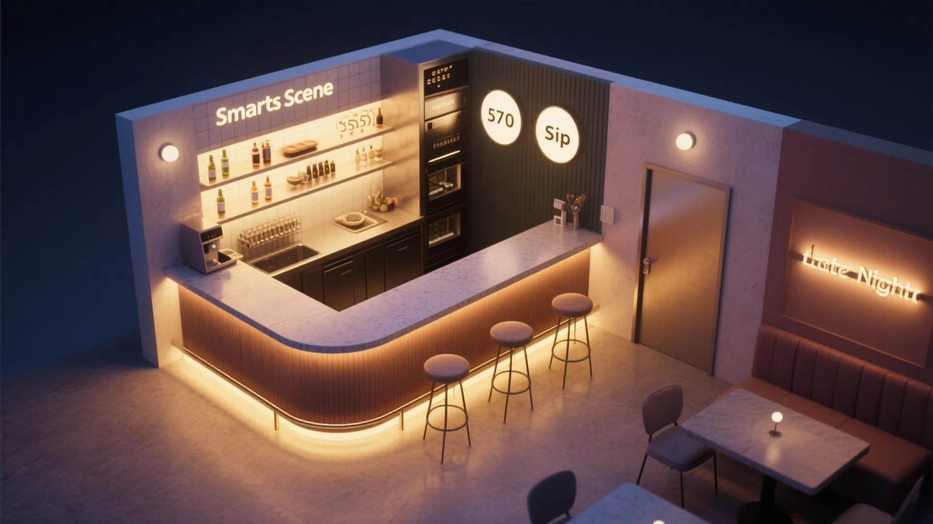 Smart Dimming, Scenes, and Color Temperature Control