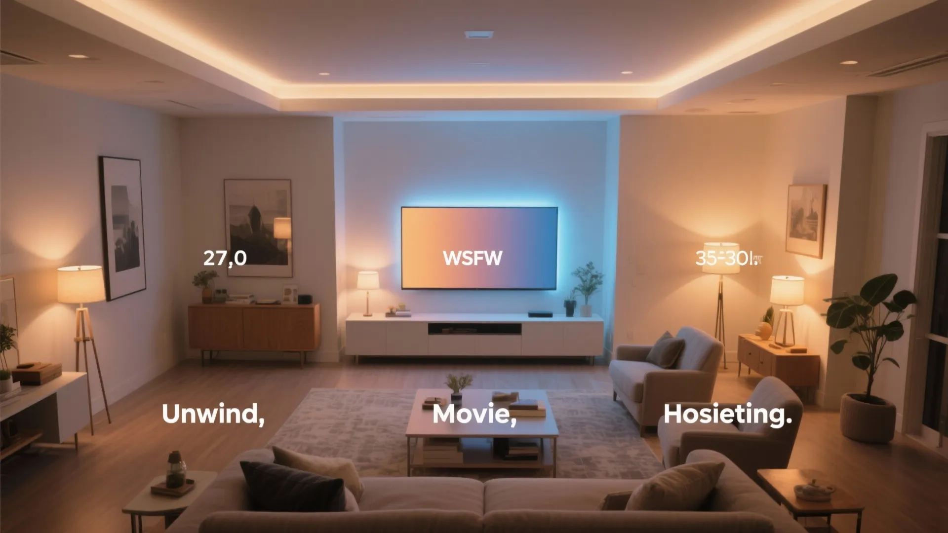 Smart Scenes and Low-Glare Controls