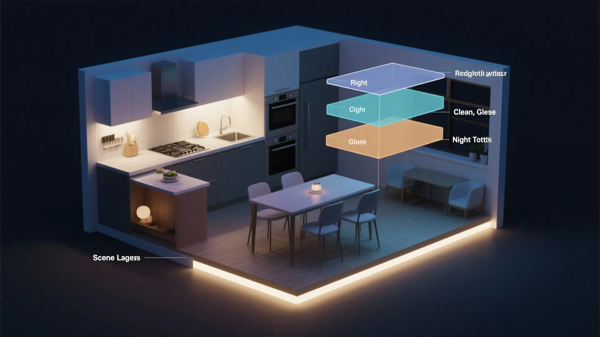 Smart Scenes and Hidden Toekick Glow