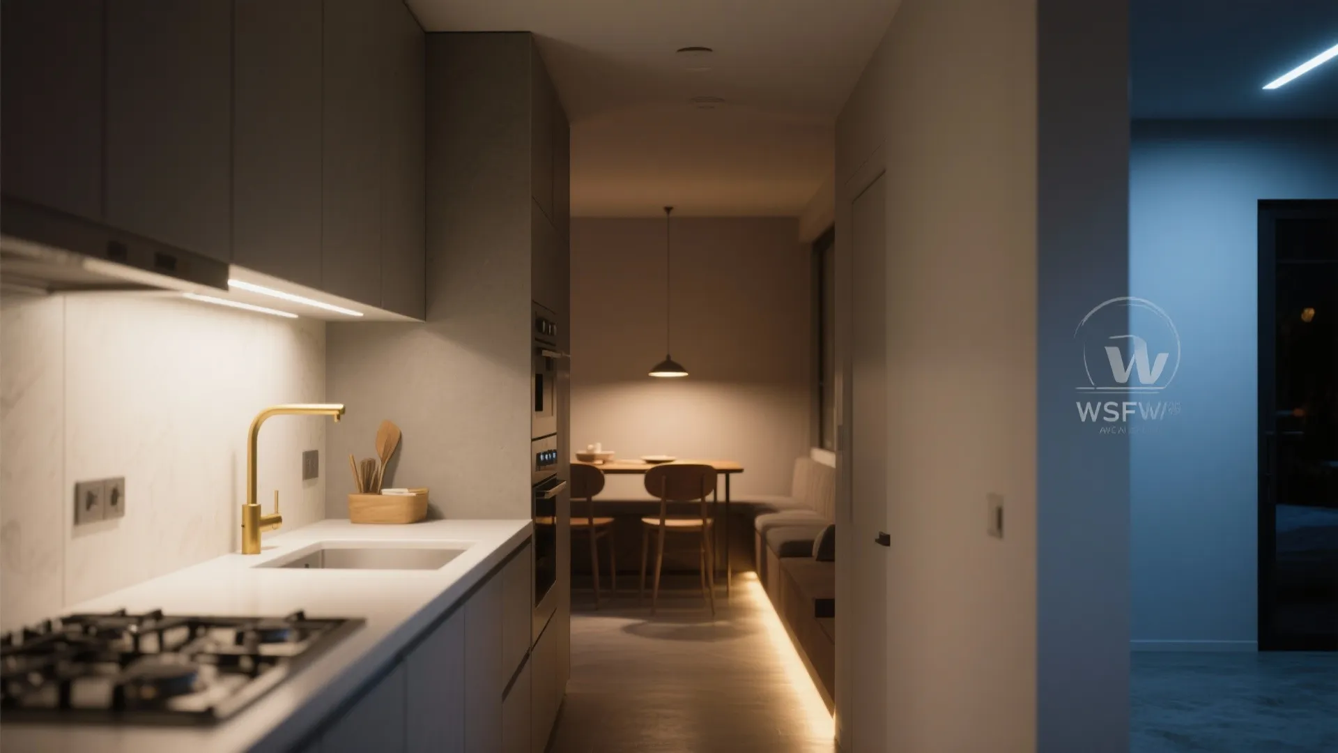 Smart control: scenes for prep, dine, and unwind