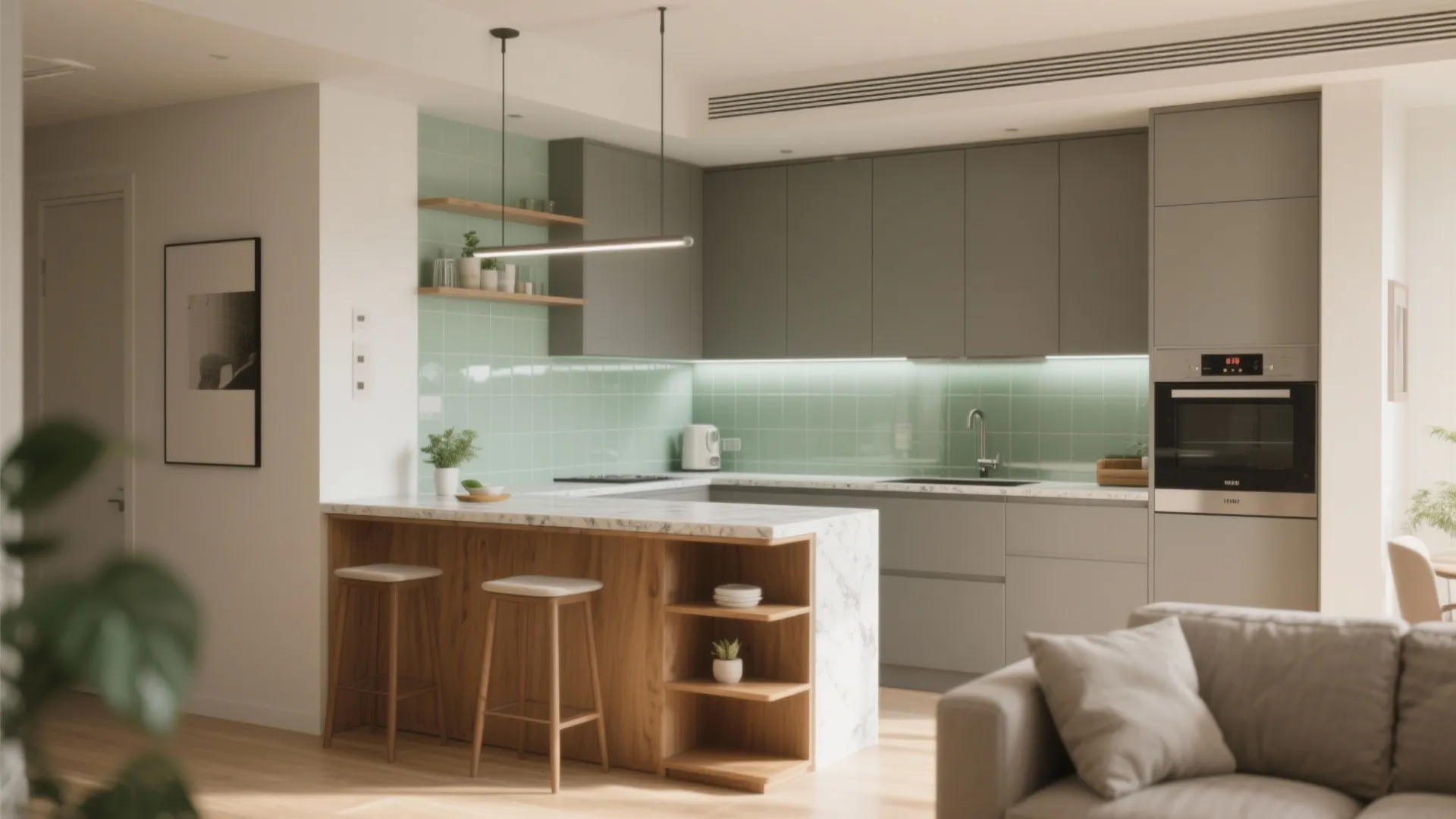 Summary: small kitchen, smarter separation