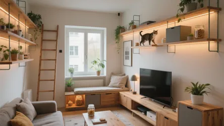 5 Small Living Room Shelves Ideas
