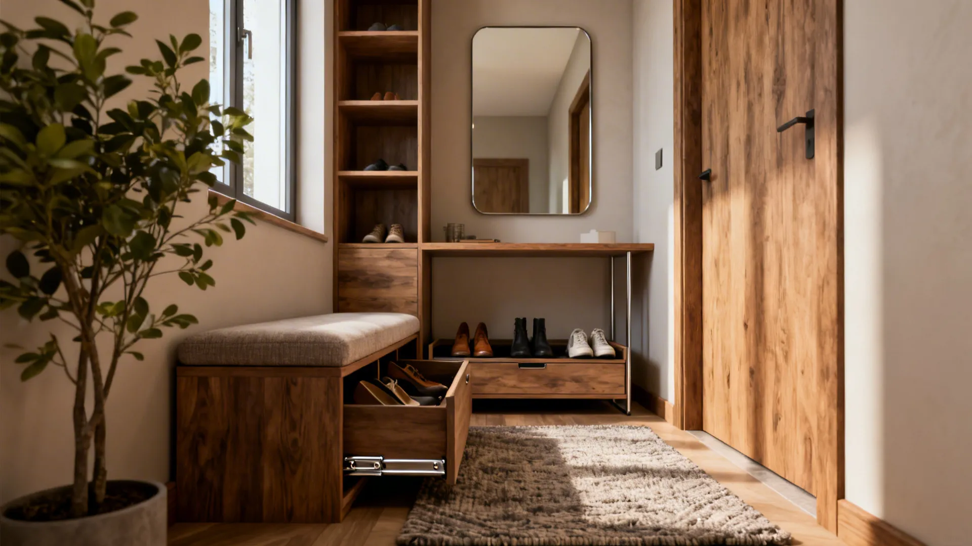 5 Creative Shoe Storage Ideas at the Front Door