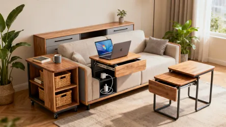 5 Small-Space Ideas for Side Tables with Storage