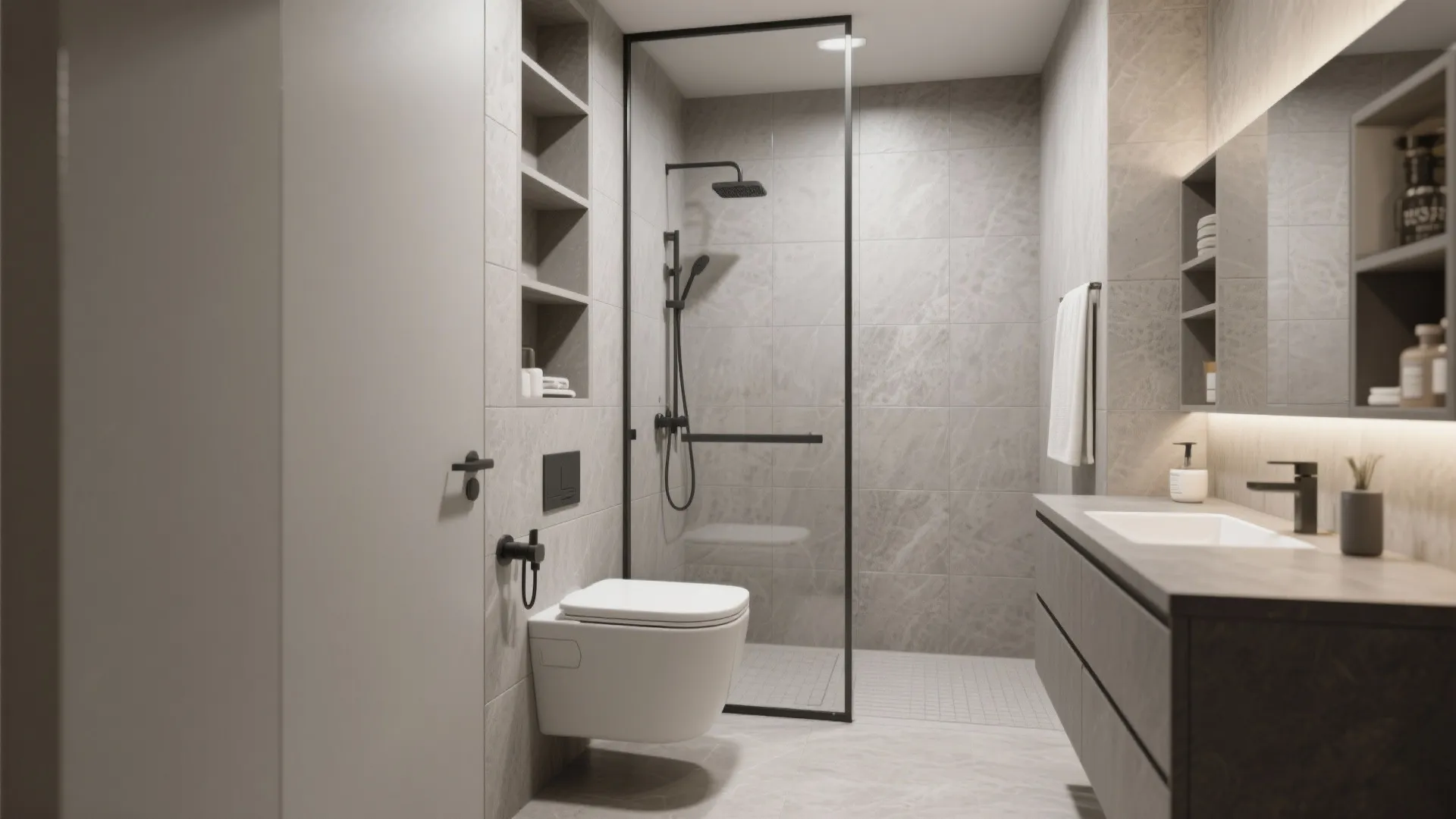 5. Smart small bathrooms
