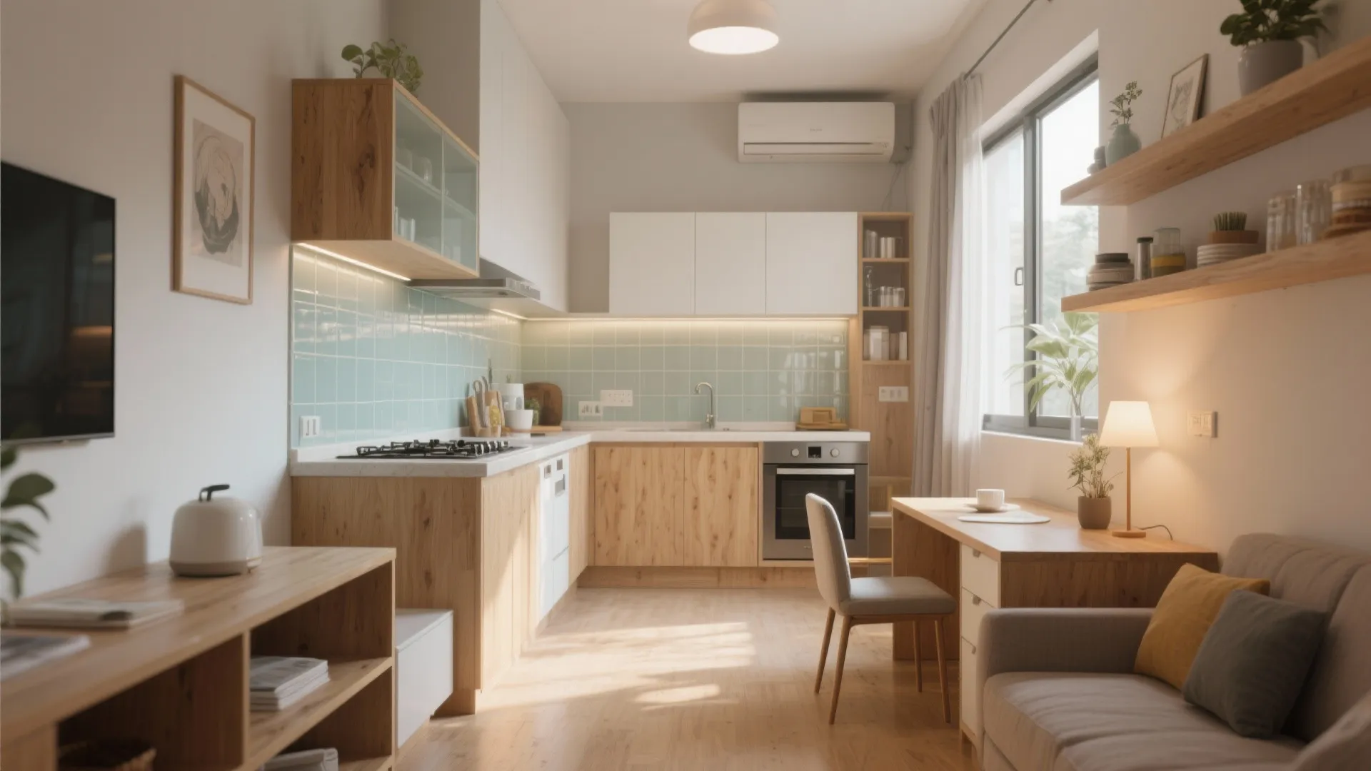 5 Creative Home Renovation Ideas for 1 BHK 550 Sqft: Smart Space-Saving Designs That Transform Small Homes