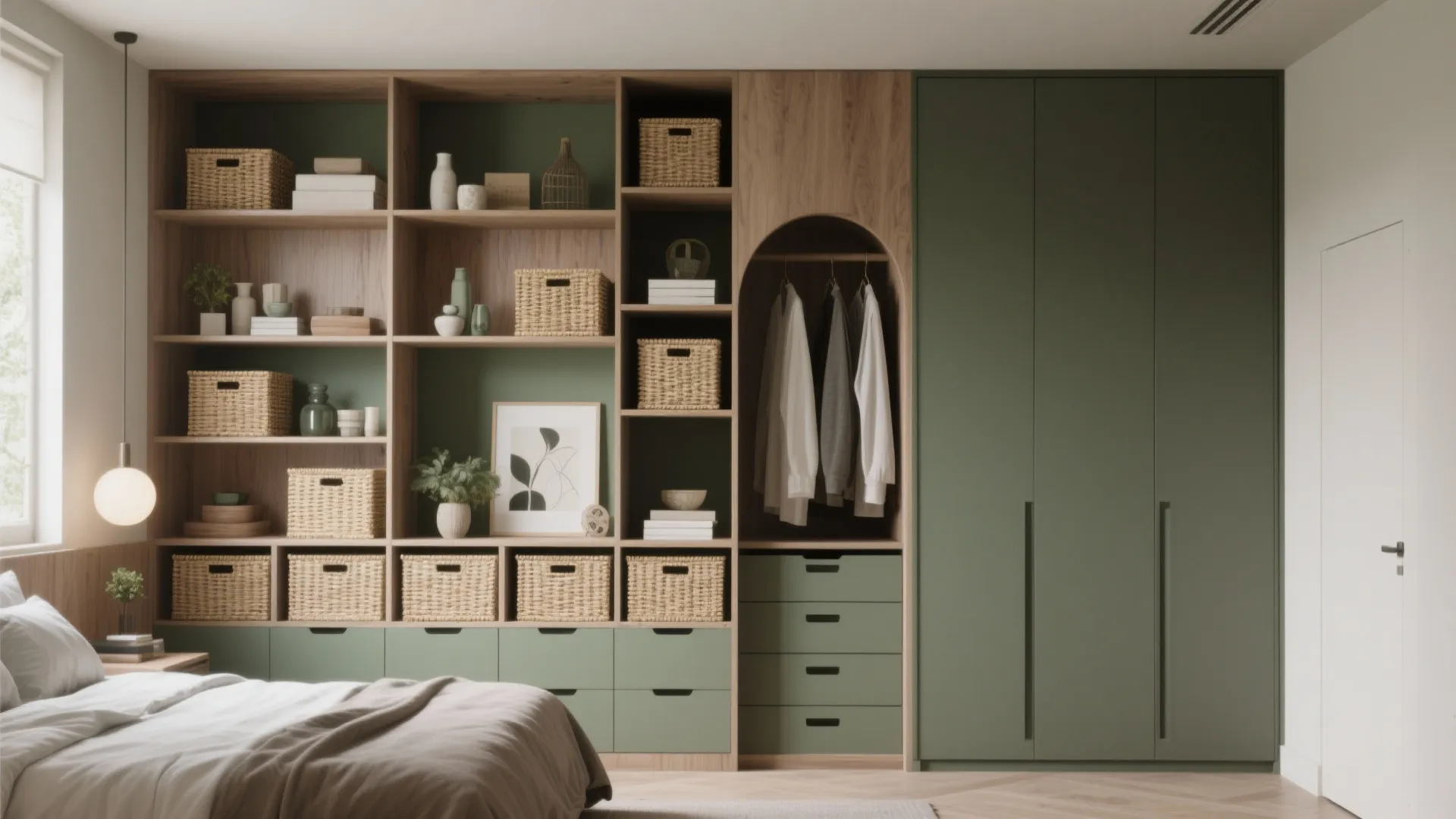 4. Smart storage that reads like decor