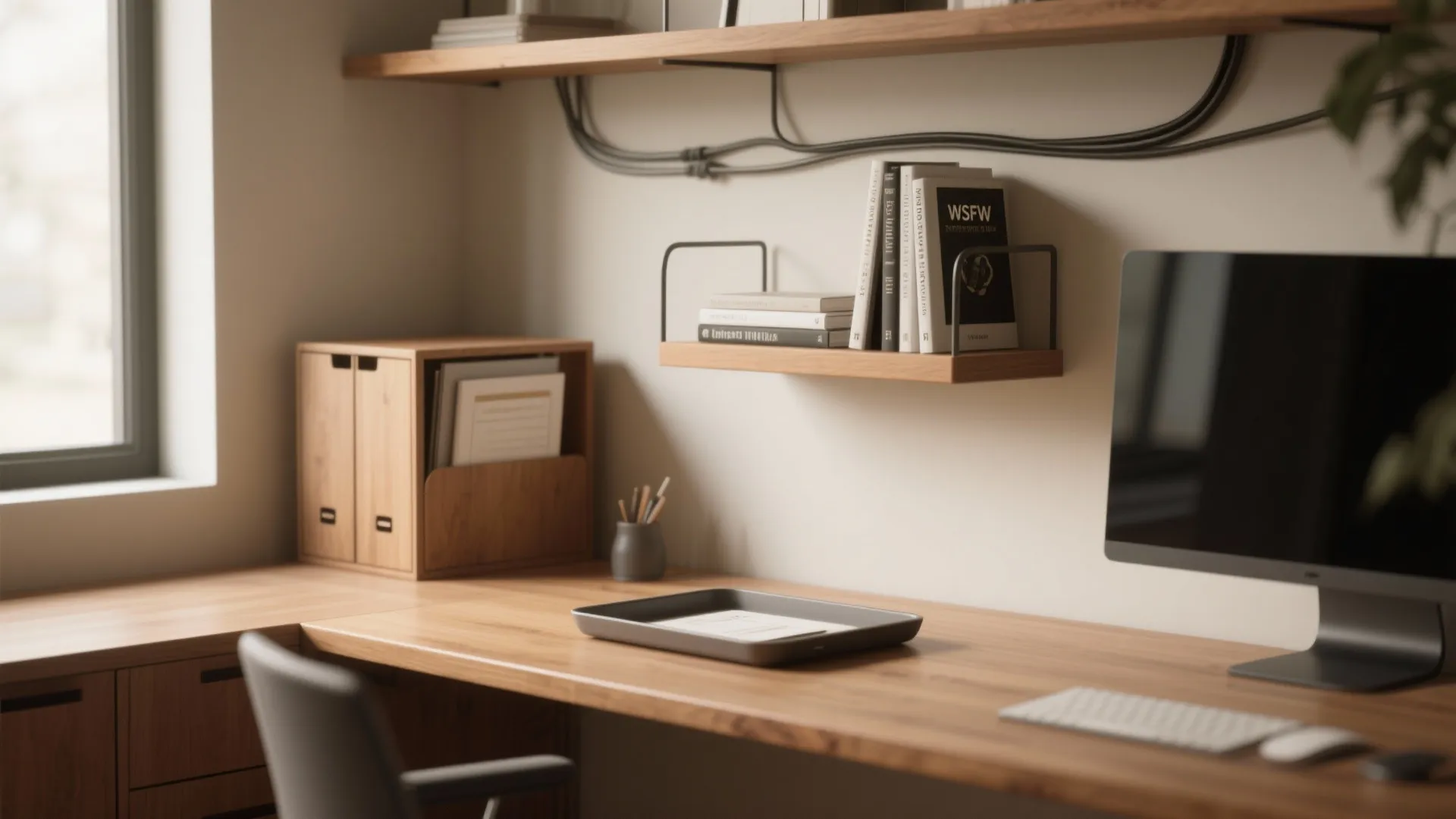 3. Smart storage + curated surfaces