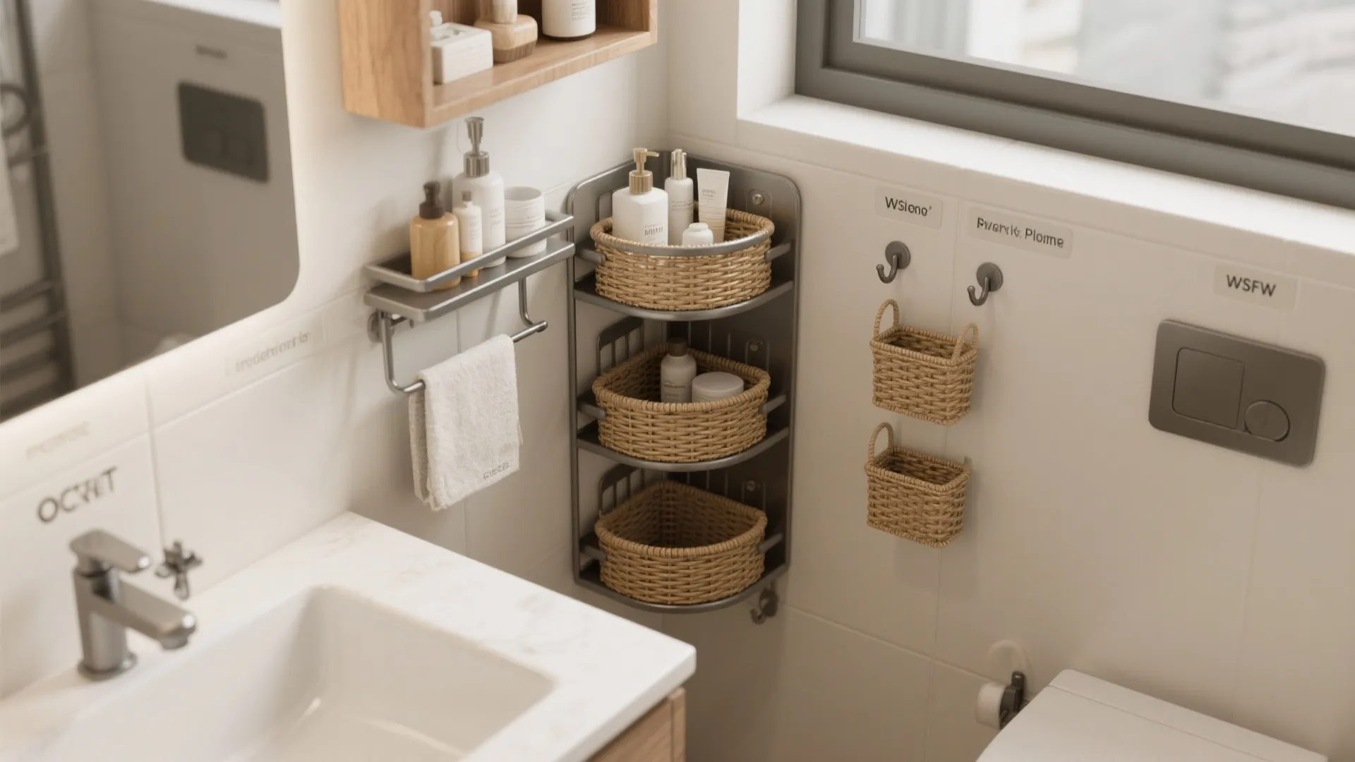 3. Smart, inexpensive storage that looks custom