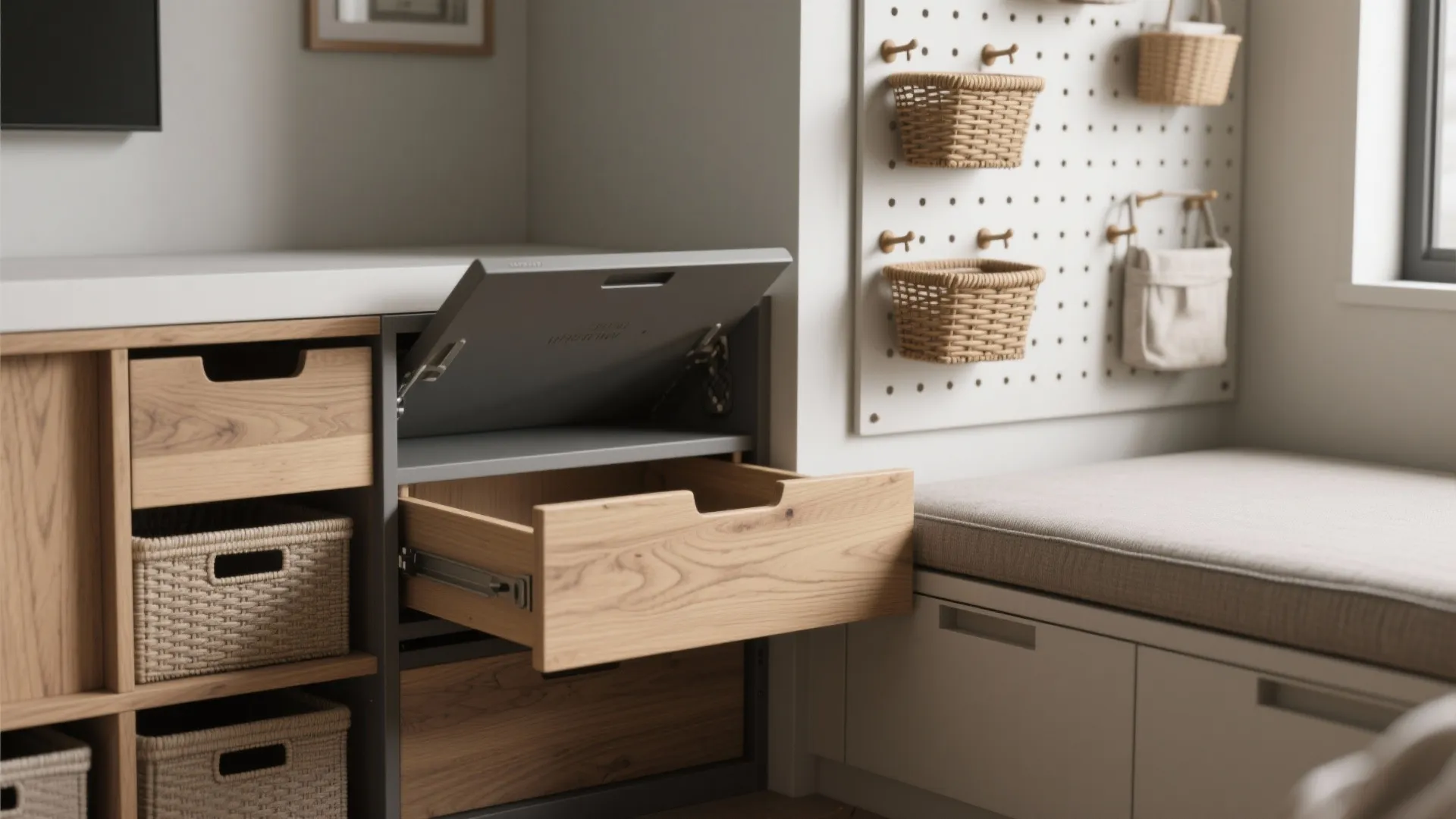 3. Smart Storage That Disappears