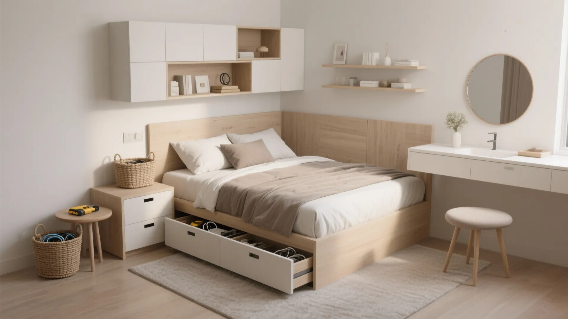 Multifunctional Furniture with Discreet Storage