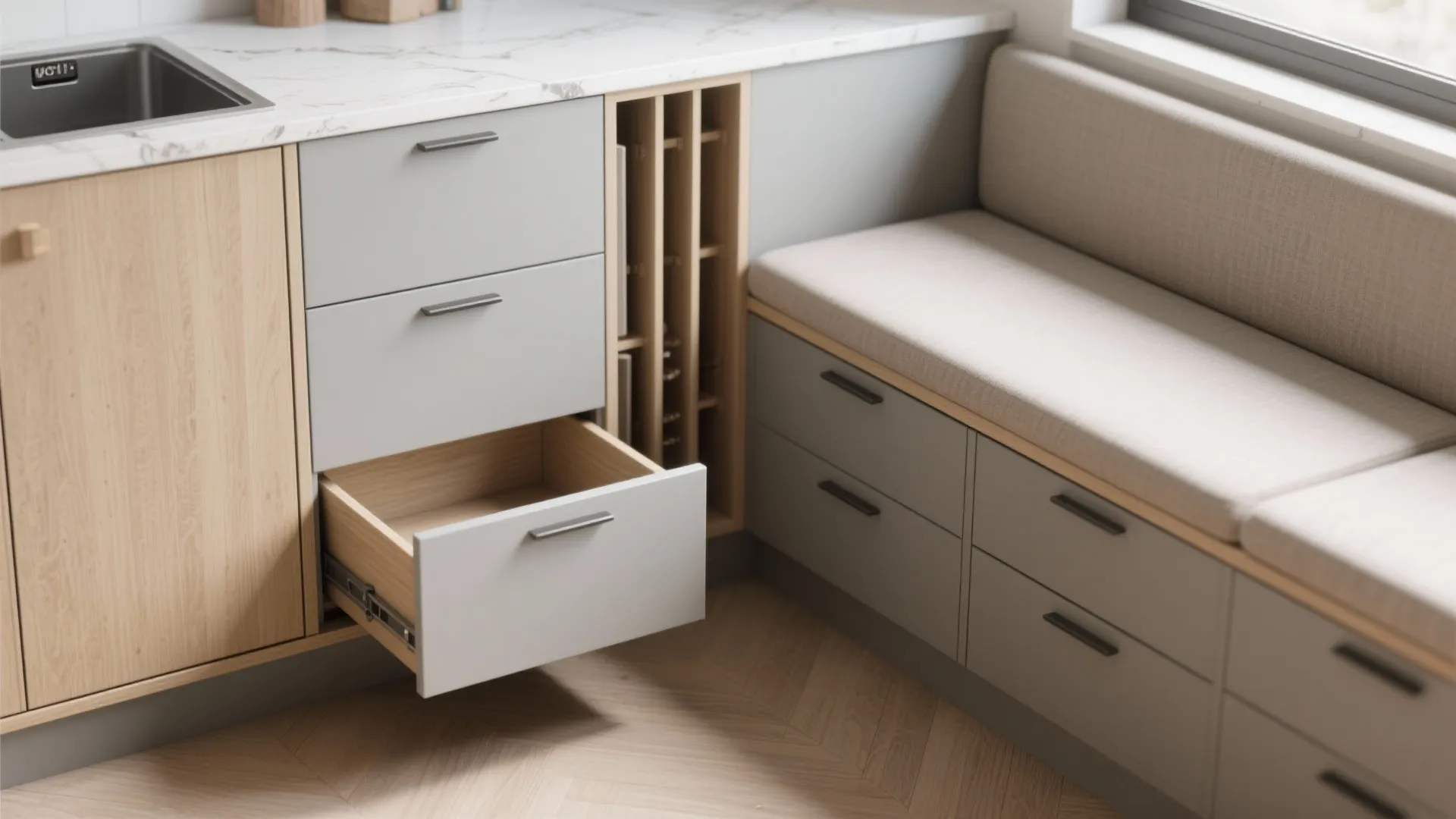 3. Smart Storage Strategies: Hide more, show less