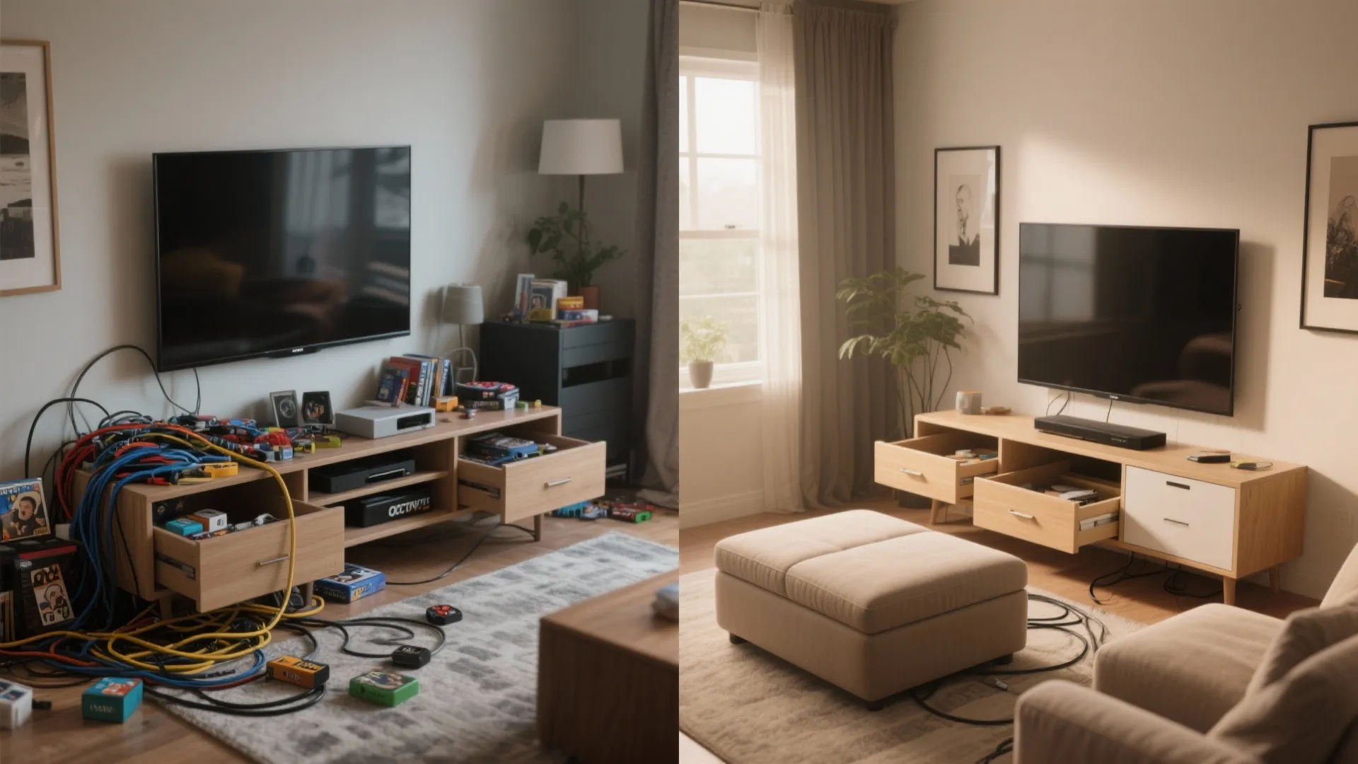 5. Conceal and reveal: smart storage