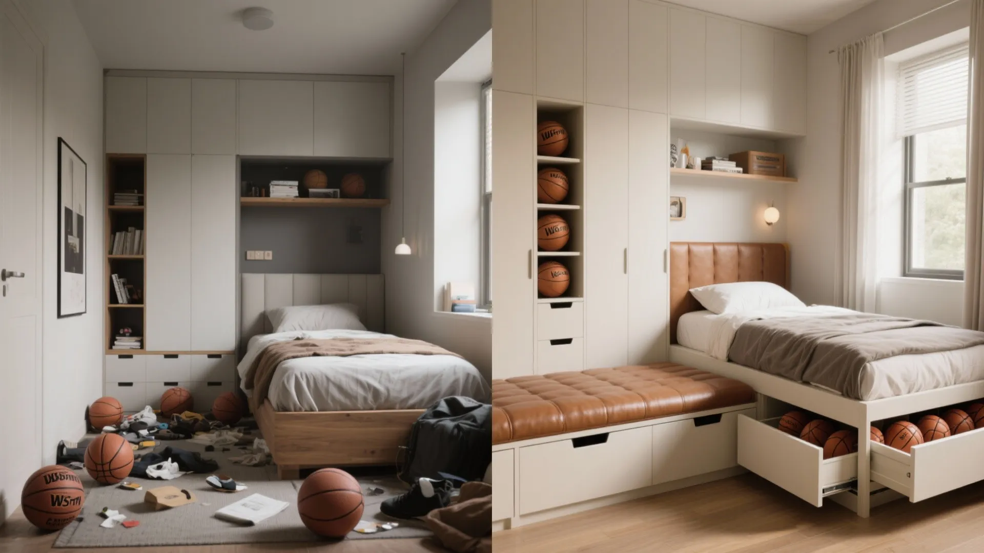 4. Smart storage — hide the balls, show the style