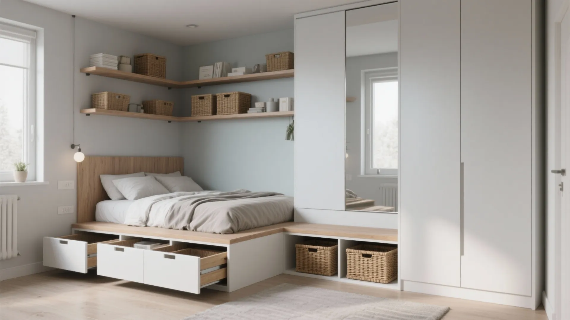 3. Smart Storage That Disappears